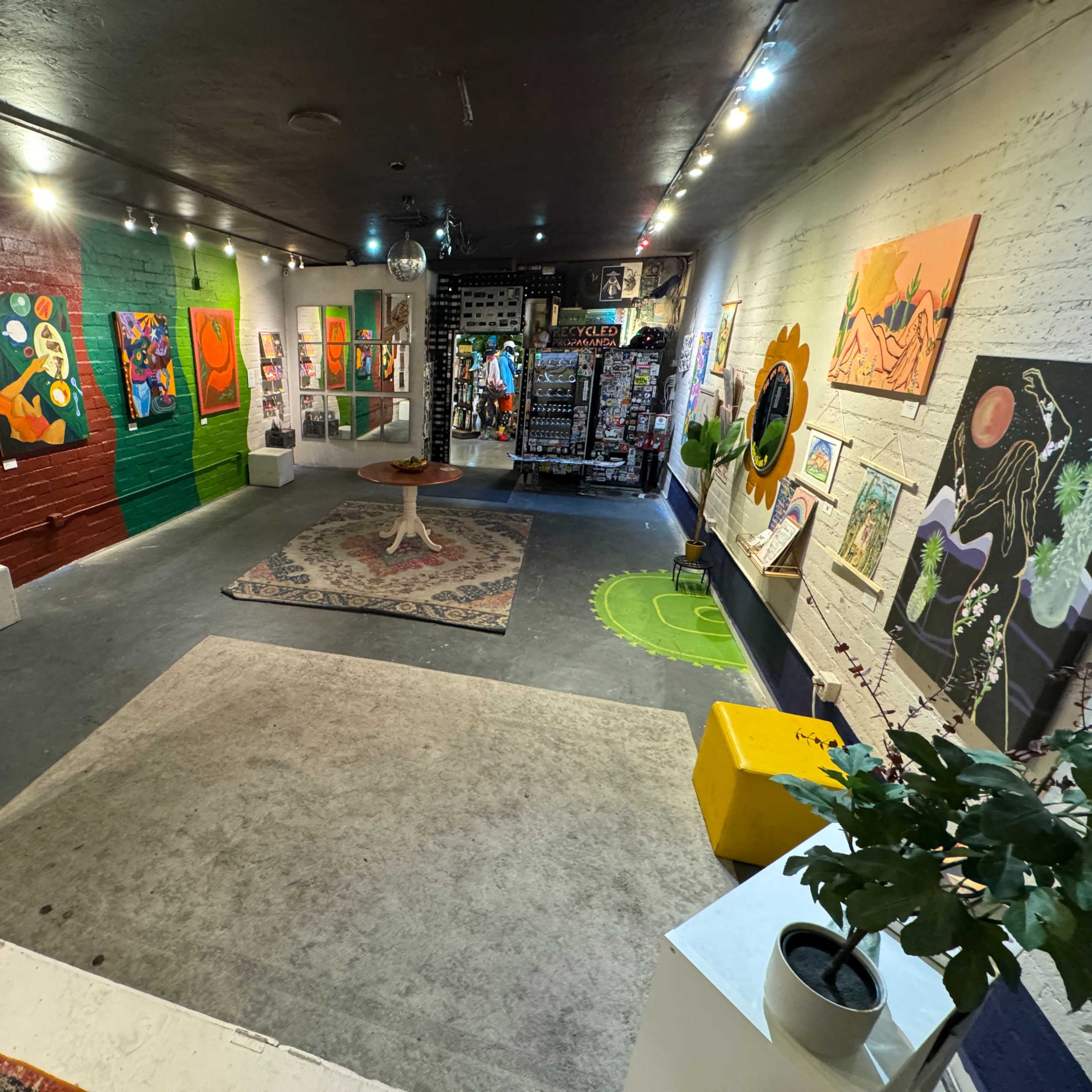 Recycled Propaganda: Urban Art Gallery Image in Downtown Las Vegas, Las Vegas, NV