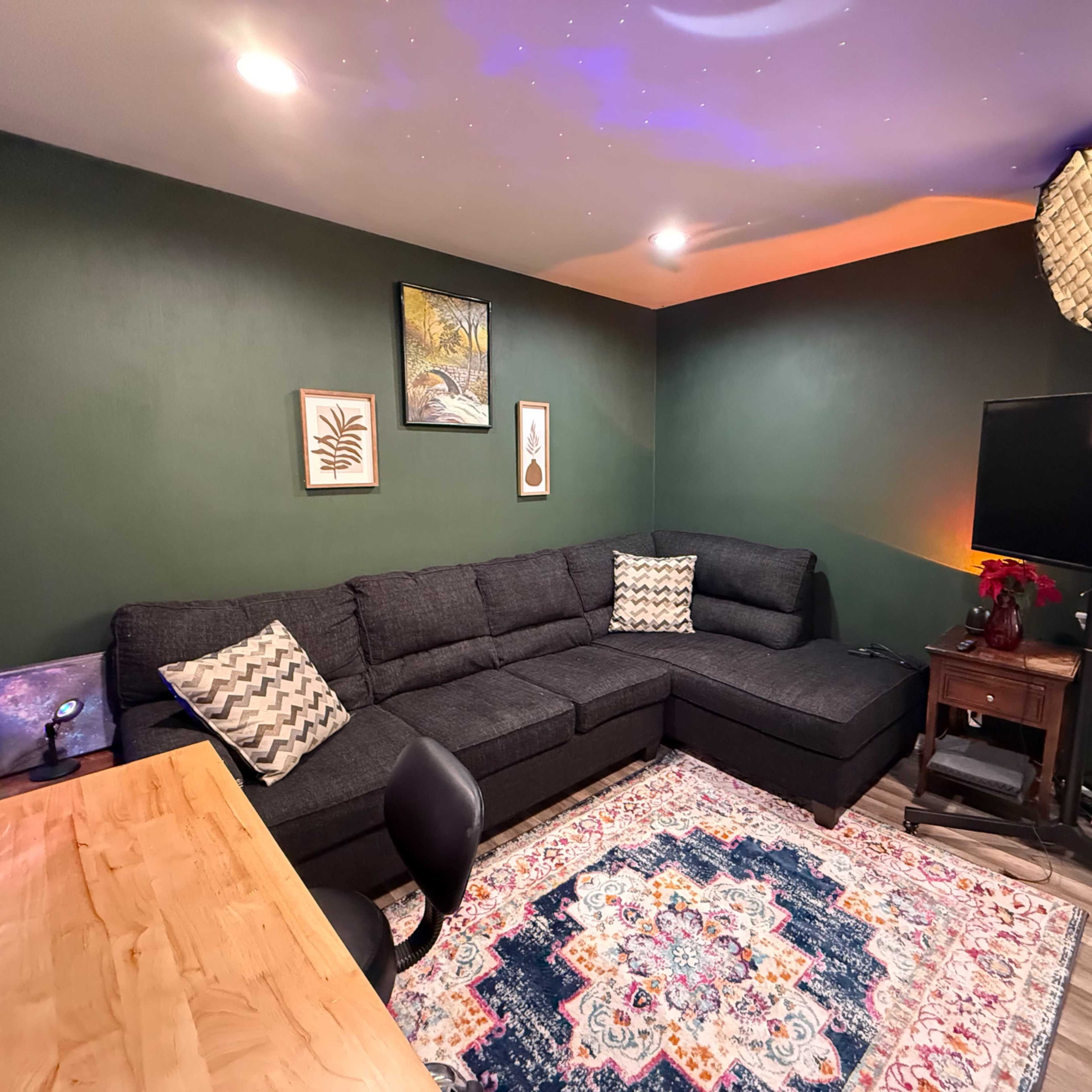 Cozy Podcast room with Lighting and audio Gear Image in Randolph, Randolph, NJ