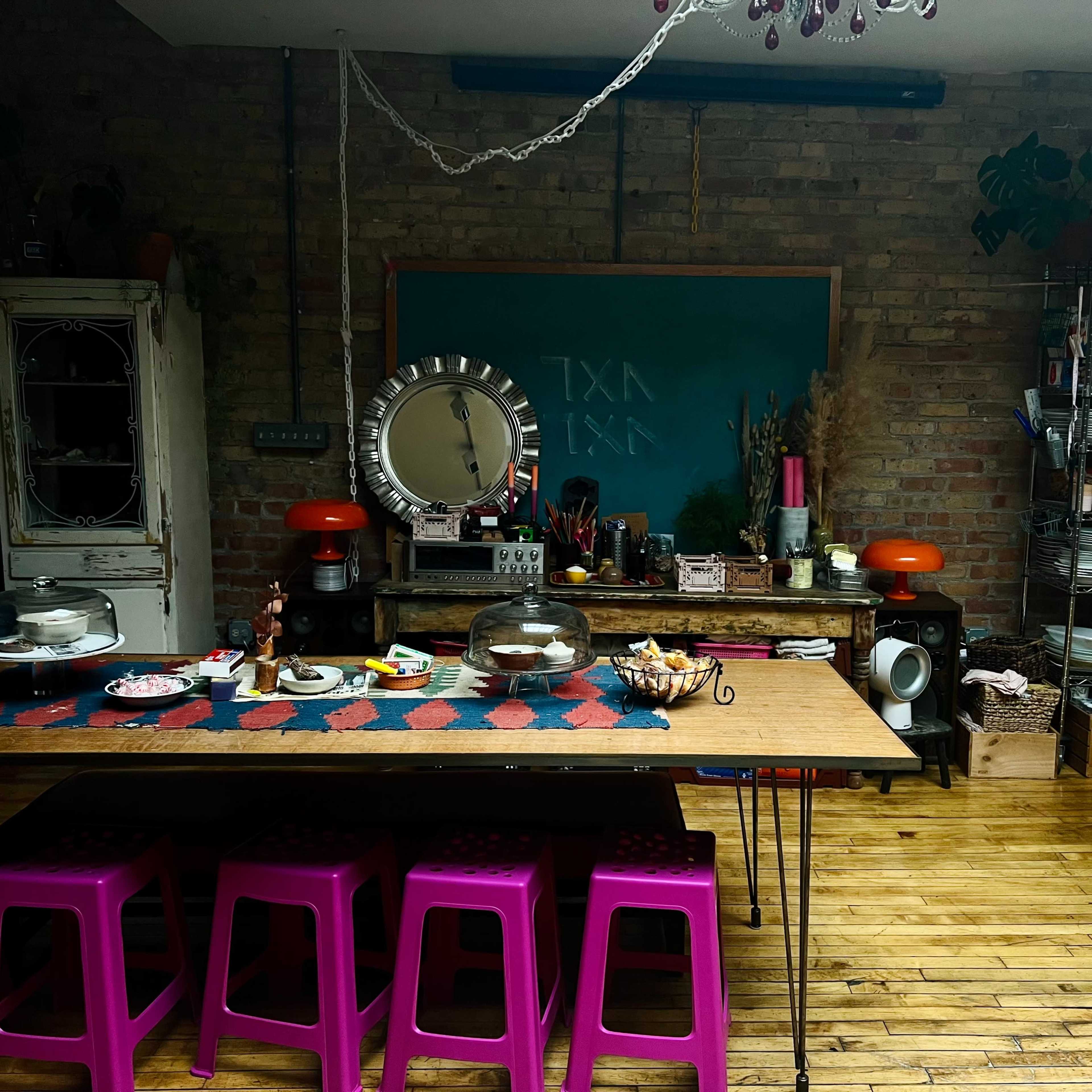 Skylight Artist Loft with Kitchen Studio Image in Logan Square, Chicago, IL