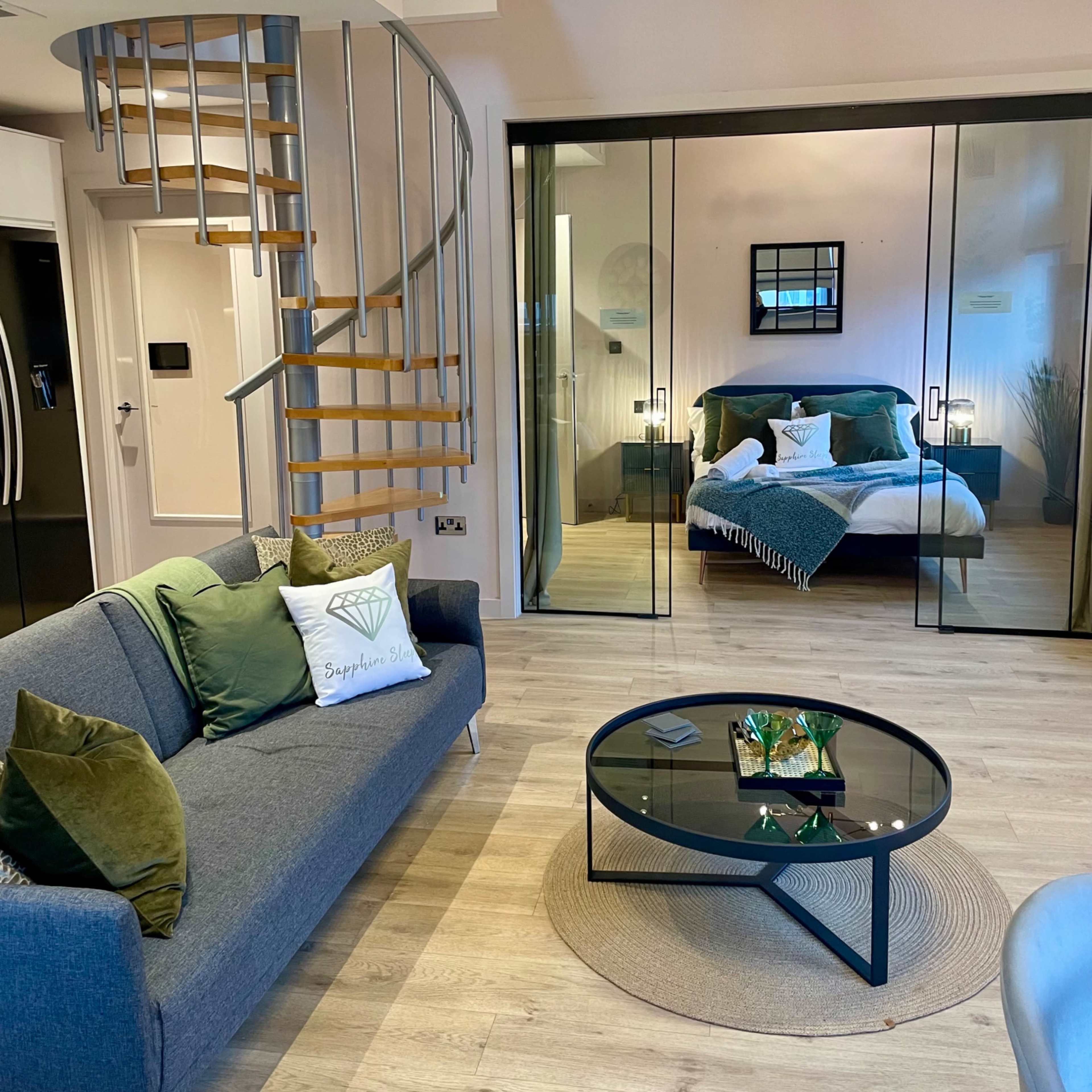 New York loft style unique apartment Image in Chinatown, Manchester, England