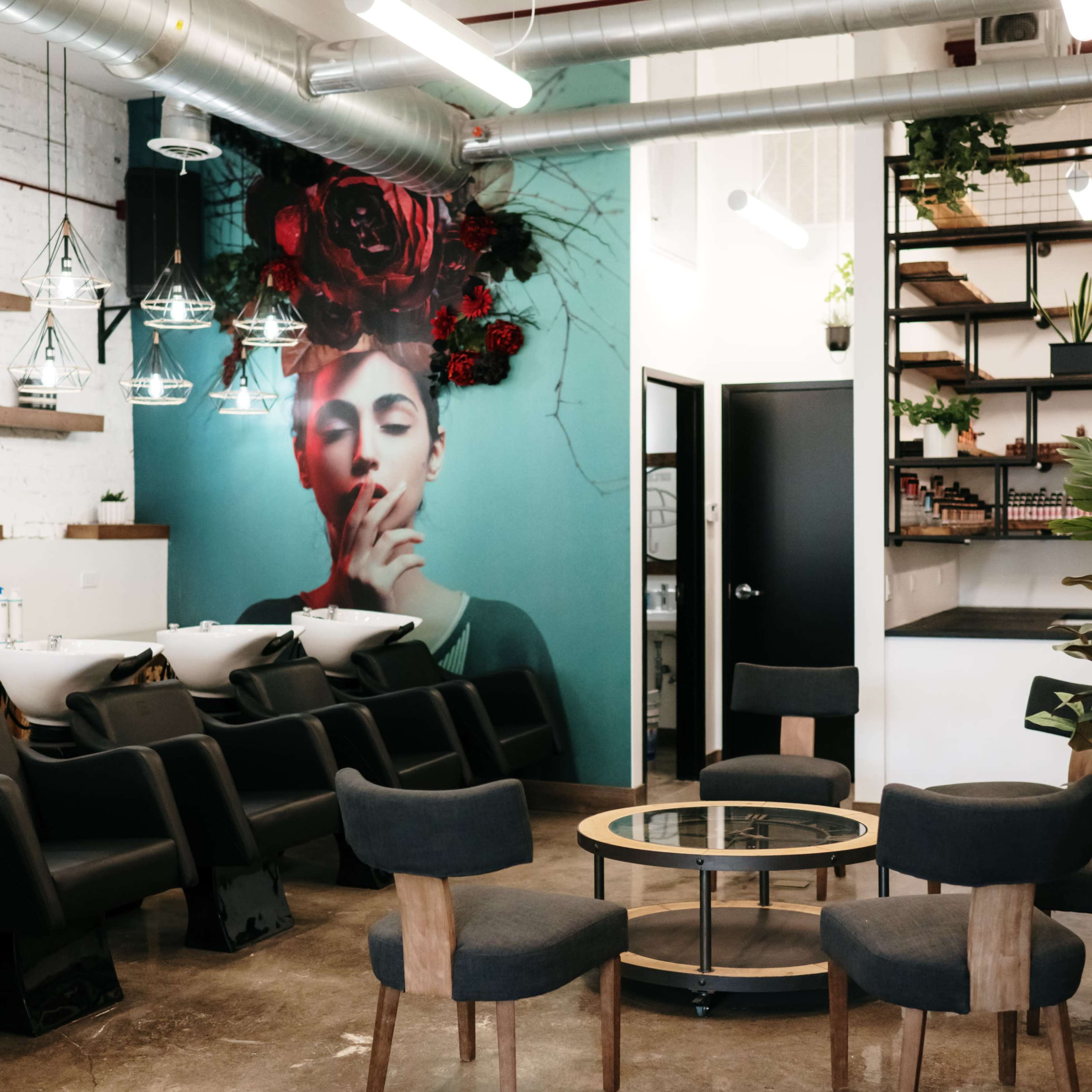 Urban Hair Salon with an Eclectic, Modern, Industrial-Chic Vibe Image in Lincoln Park, Chicago, IL