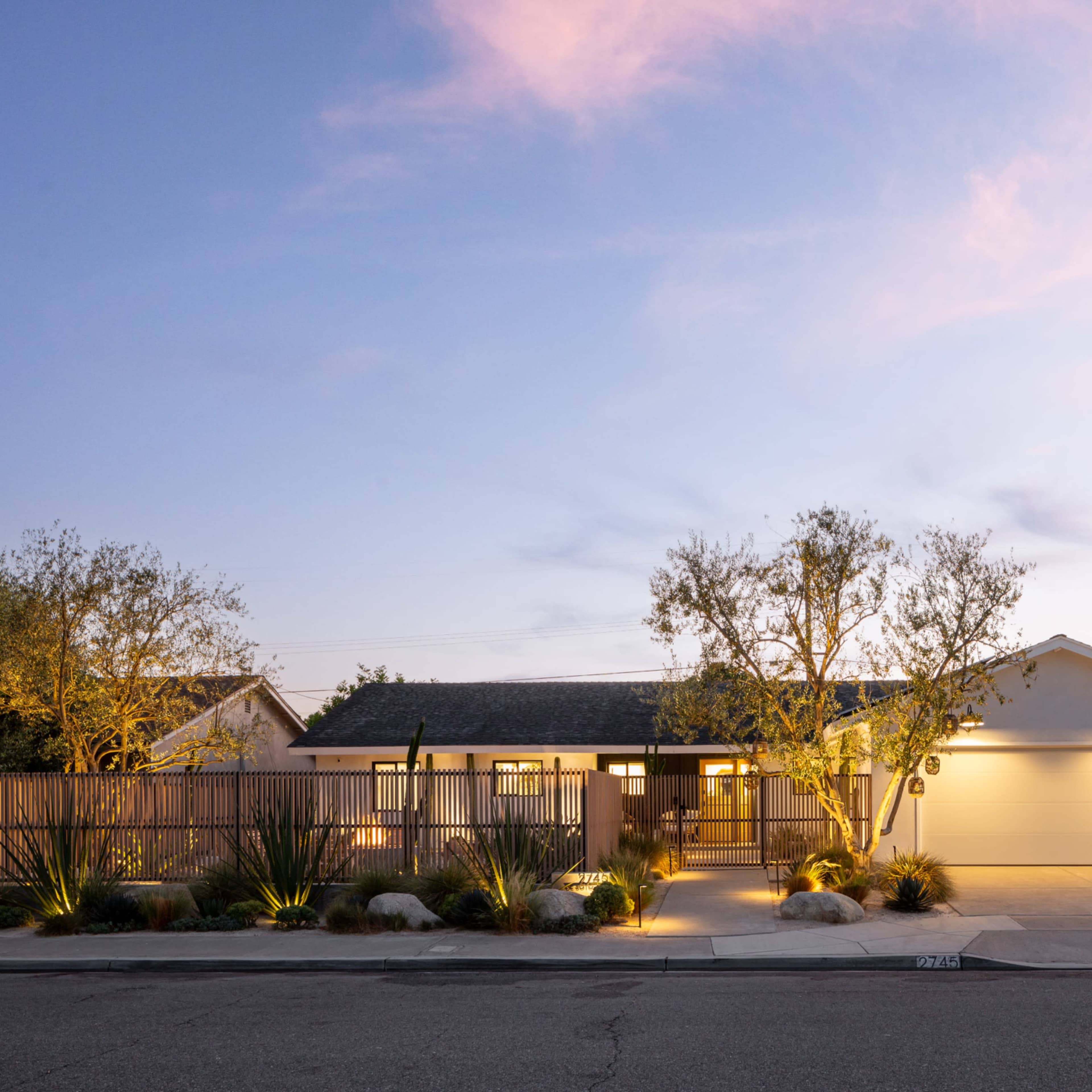 Tranquil Scandinavian style home with designer landscaping Image in Mesa Del Mar, Costa Mesa, CA