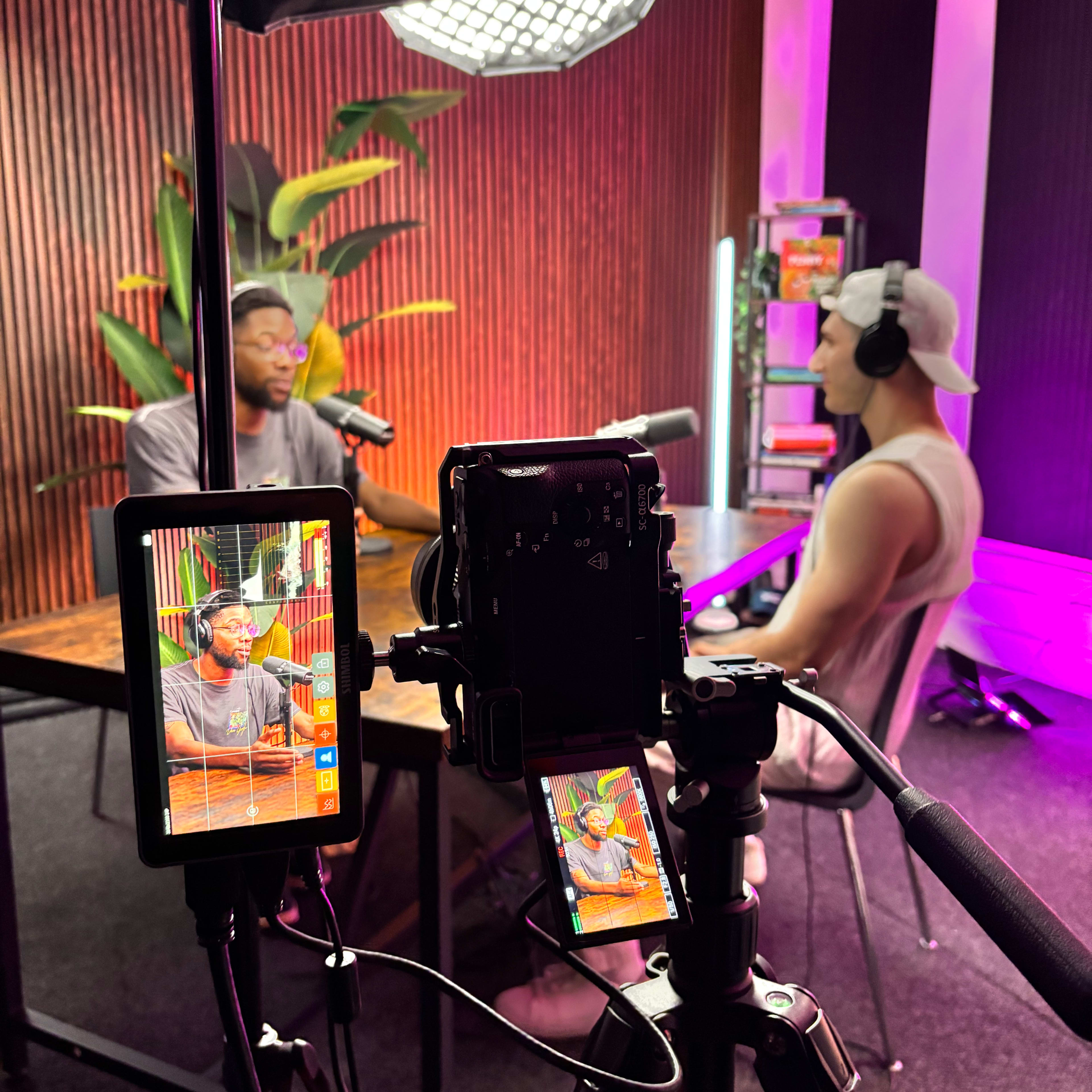 3x Cam Podcast Studio – Live Cut Edit, Footage, and Audio Included Image in Midtown Manhattan, New York, NY