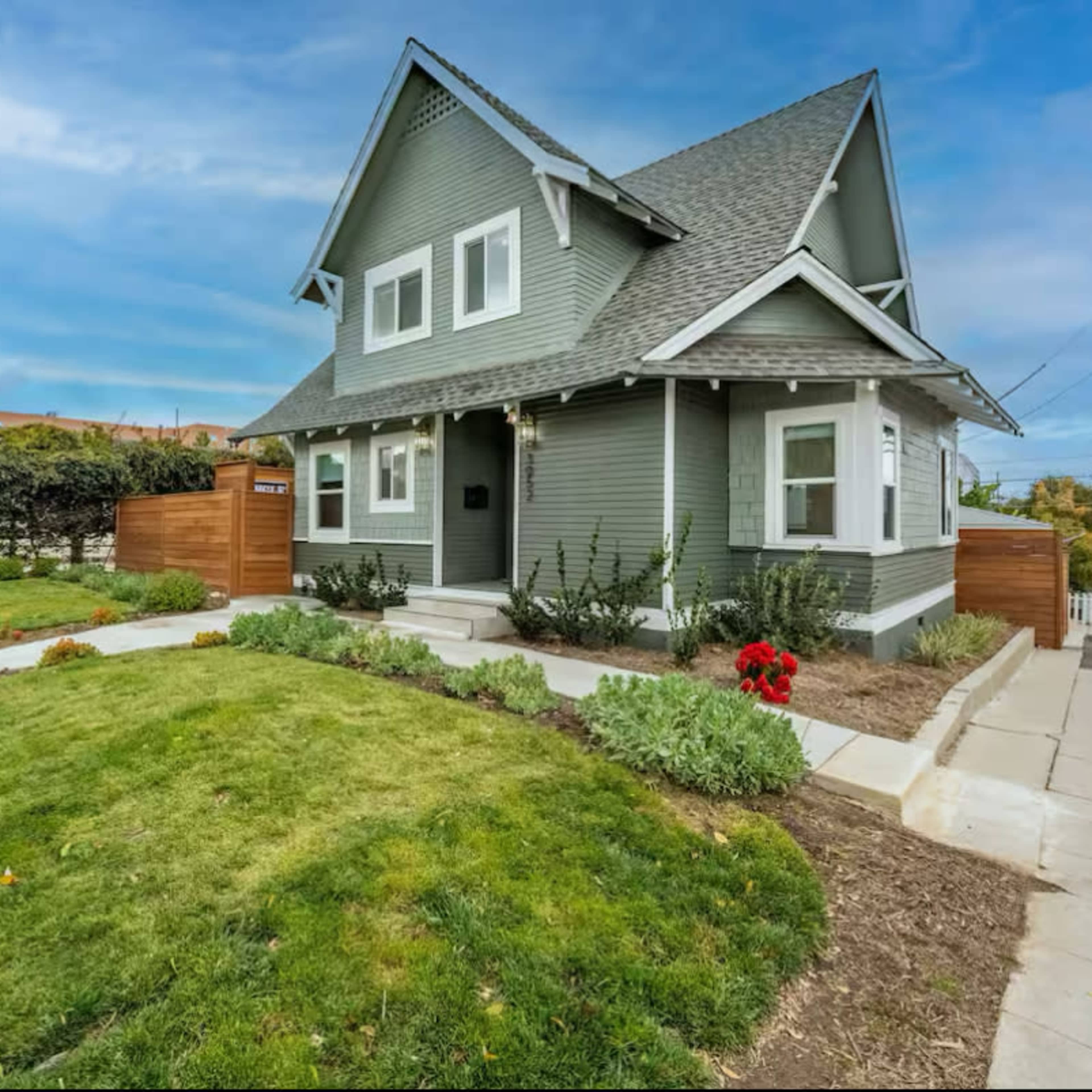 Bright, natural sunlight, open concept, ultra modern craftsman home and entertainers yard Image in North Park, San Diego, CA