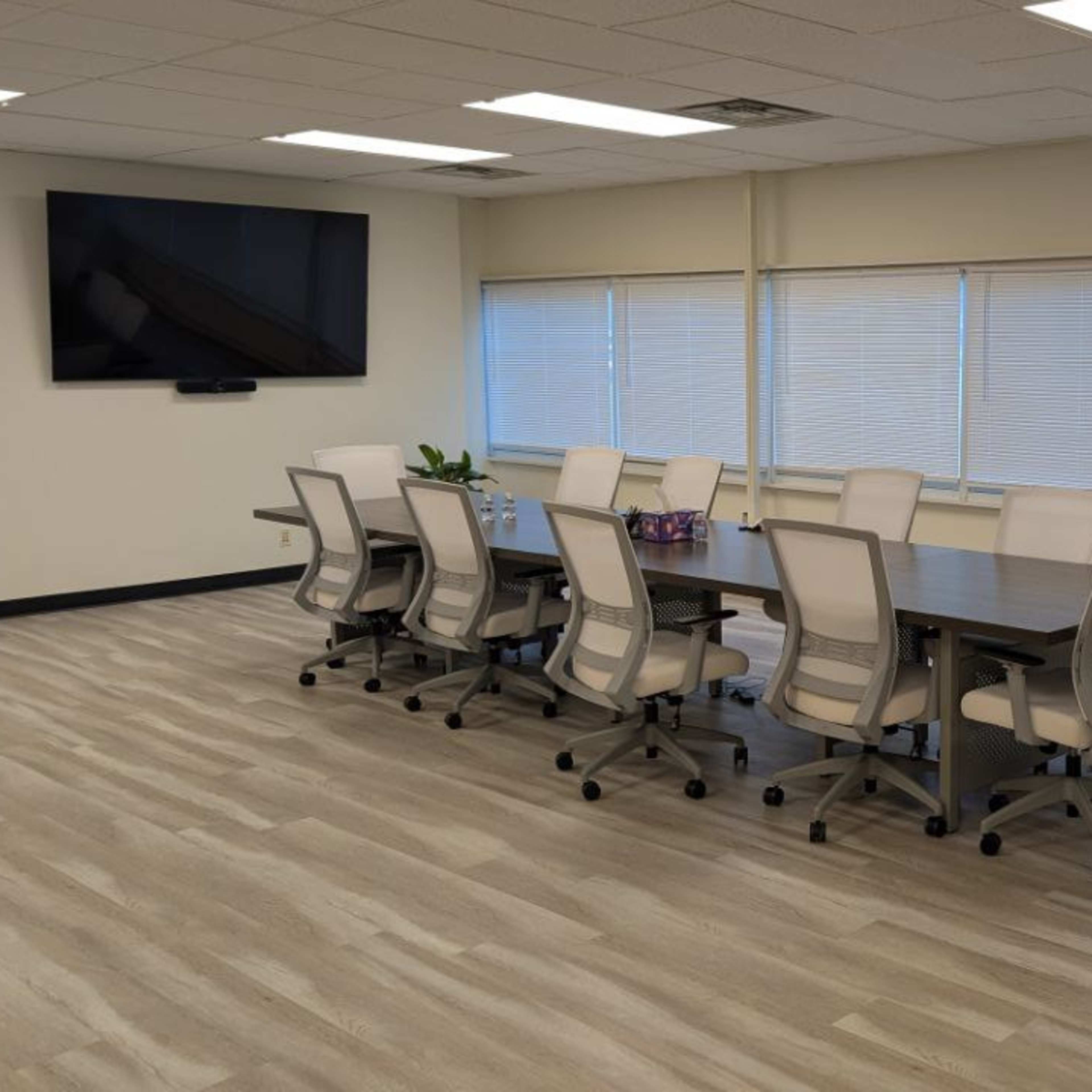 Office Space with conference, lounge and main desk Image in York Township, Lombard, IL