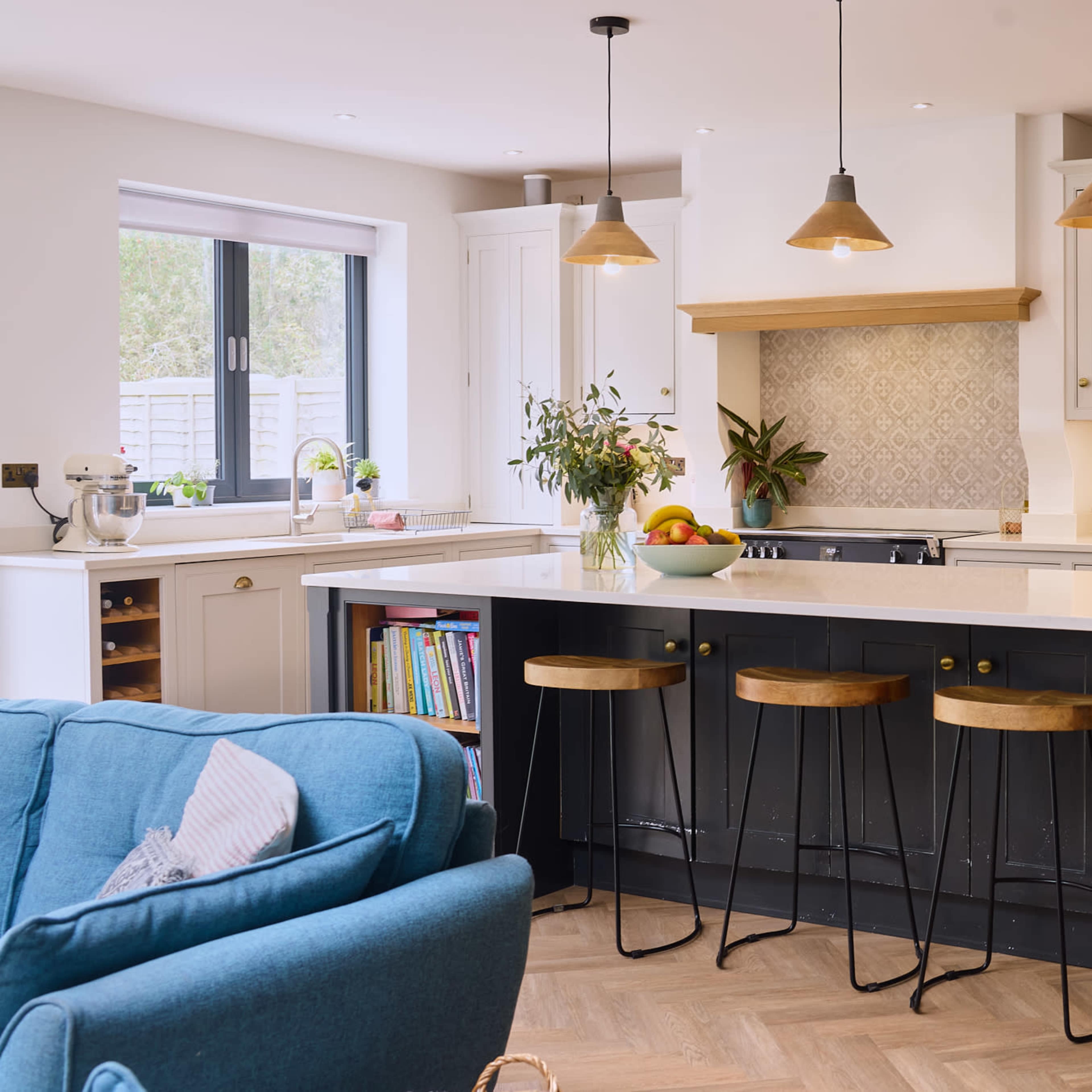 Large residential open plan kitchen dining living space in Bournemouth Image in Bournemouth, Bournemouth, England