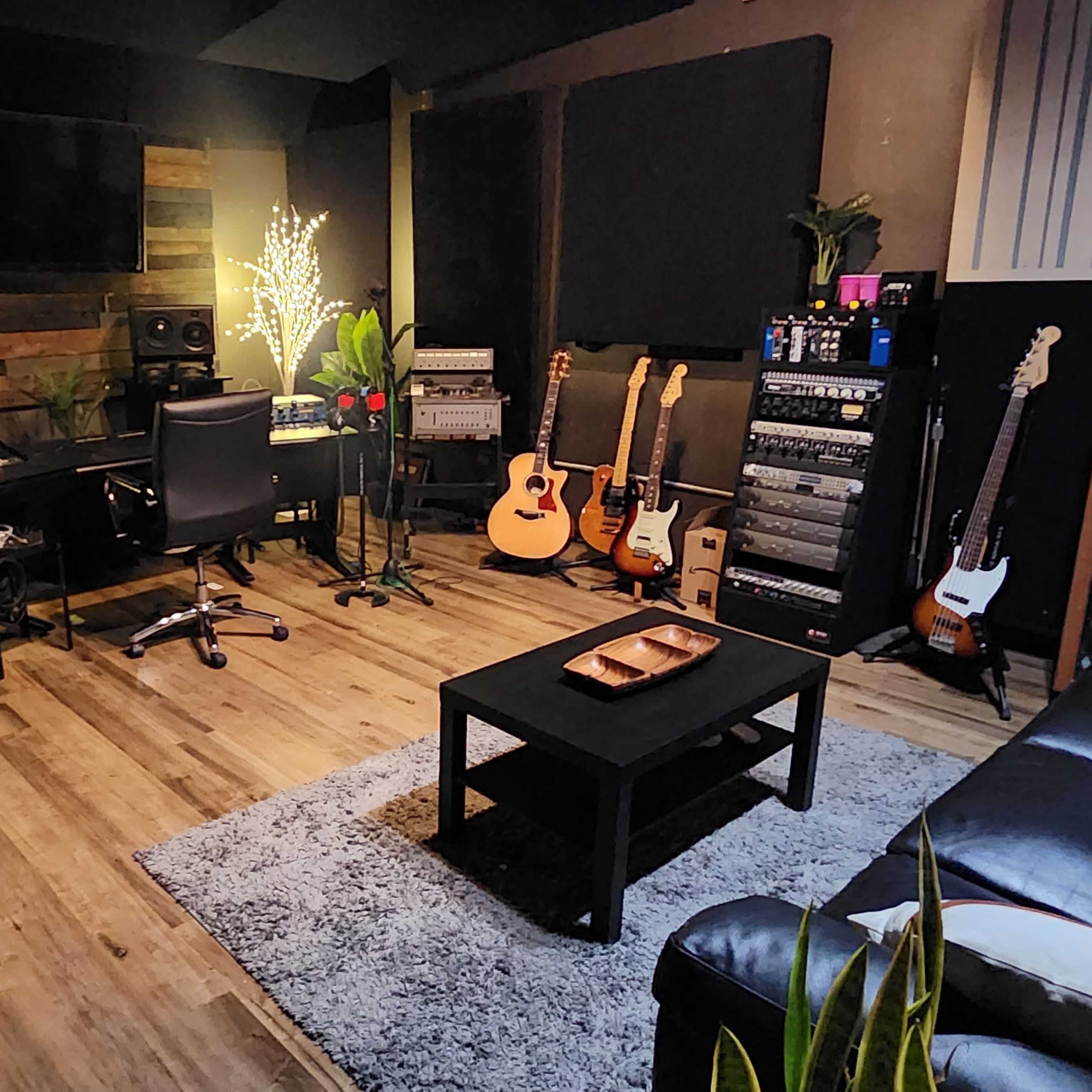 Professional Fully Treated Recording Studio Image in North Hollywood, Los Angeles, CA