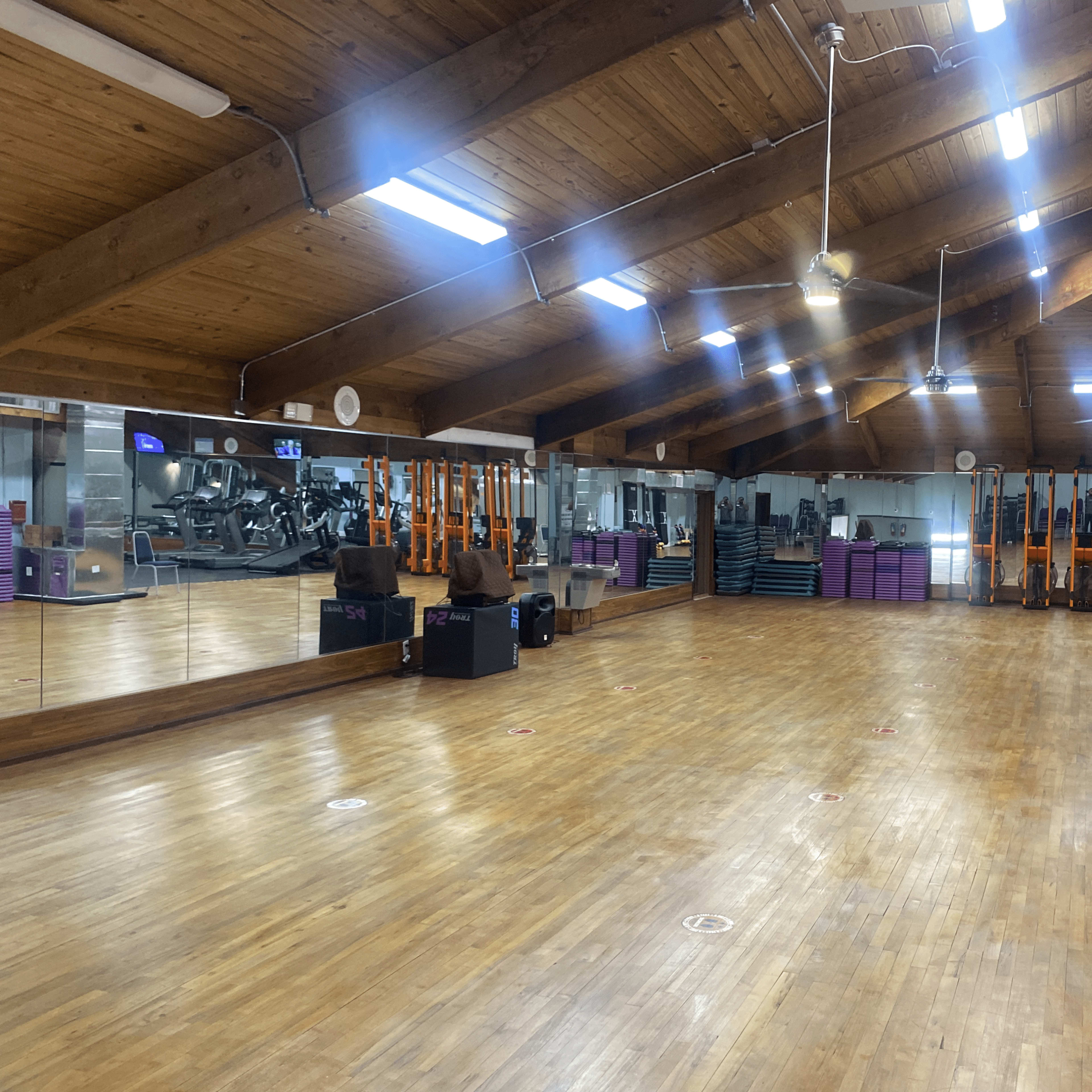 Fitness Gym Aerobic/Dance Area with Full Mirrors Image in Tamarac, Tamarac, FL