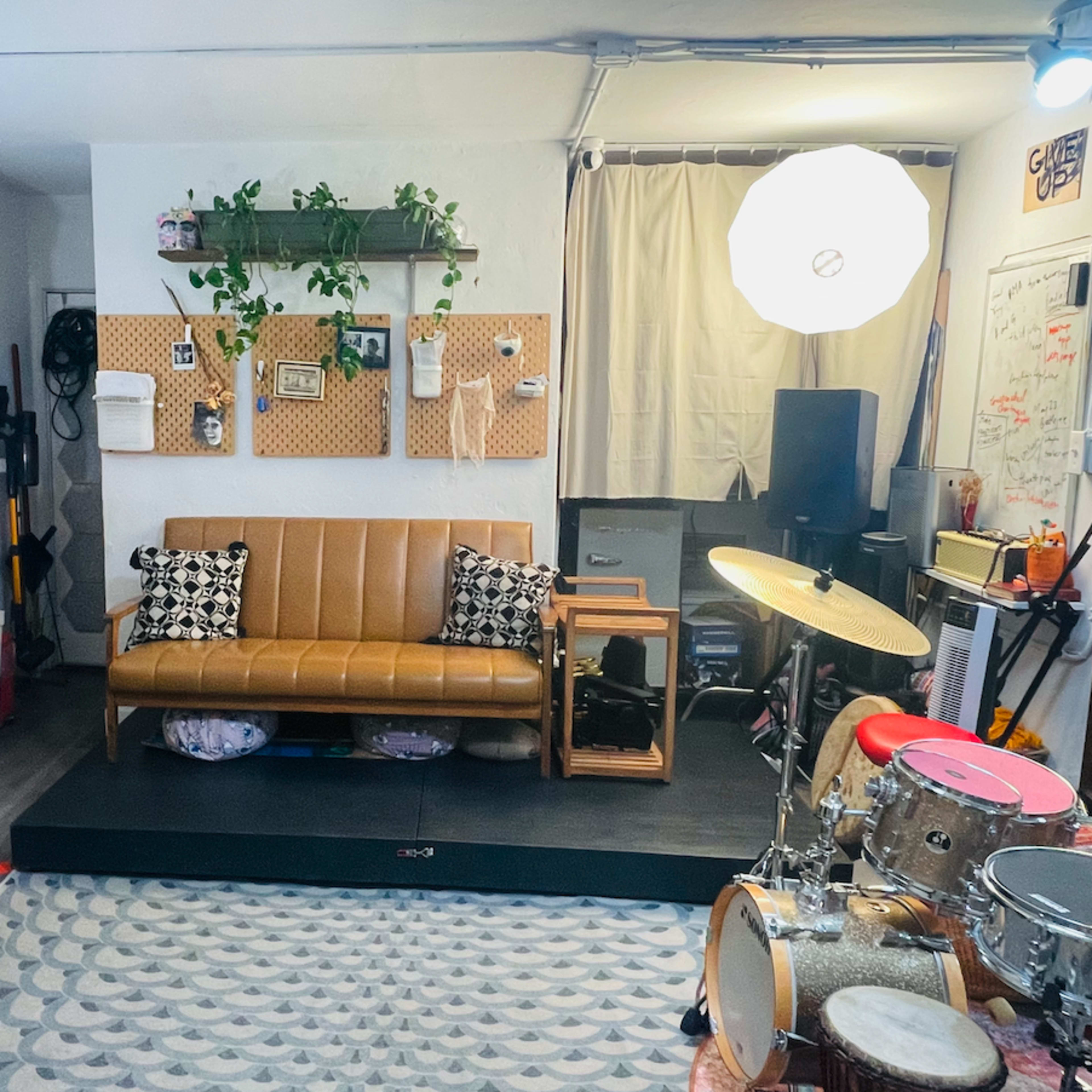 Cute Music Studio with Photo backdrops Image in Mid-City, San Diego, CA