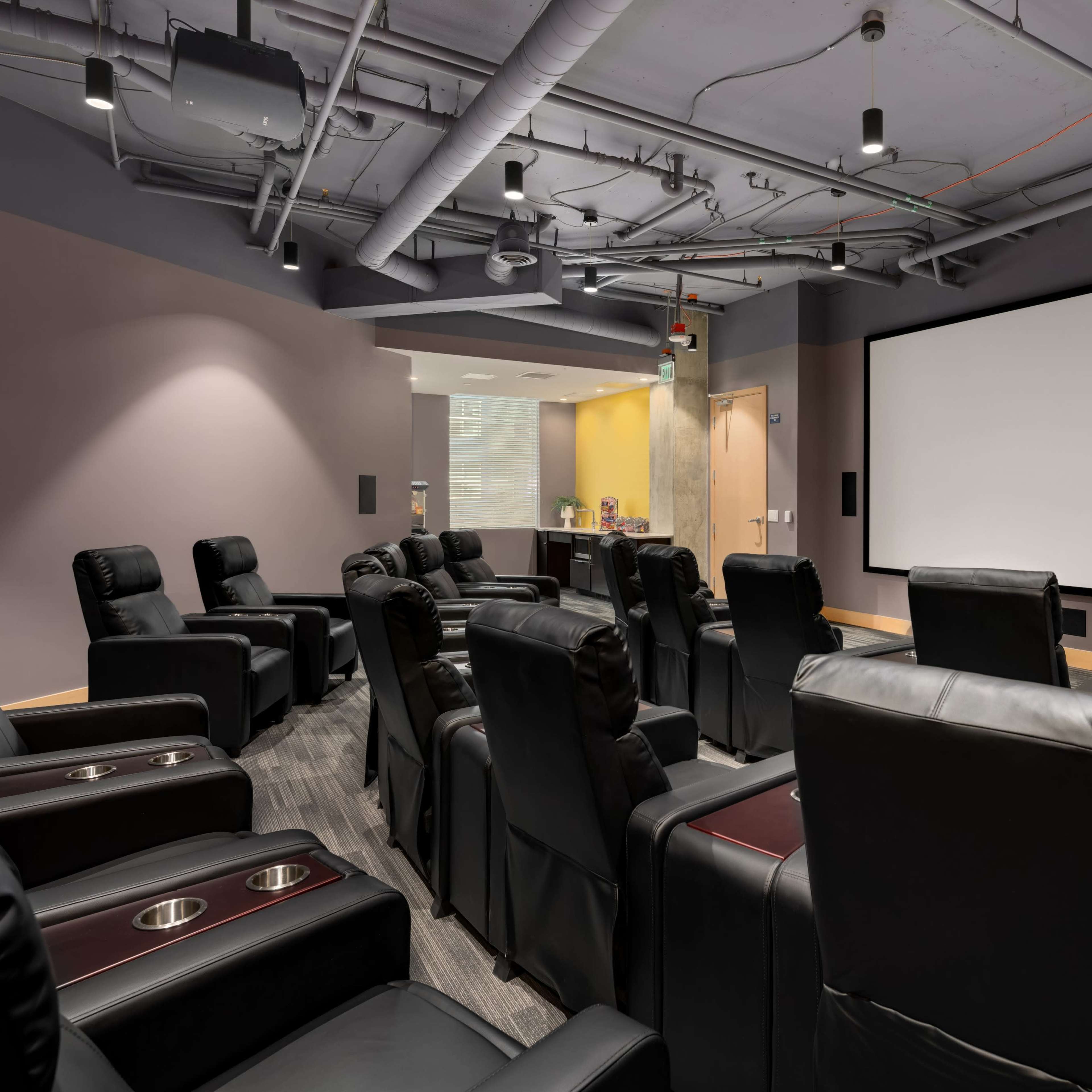 Plush Theater Room in Bellevue Image in Northwest Bellevue, Bellevue, WA