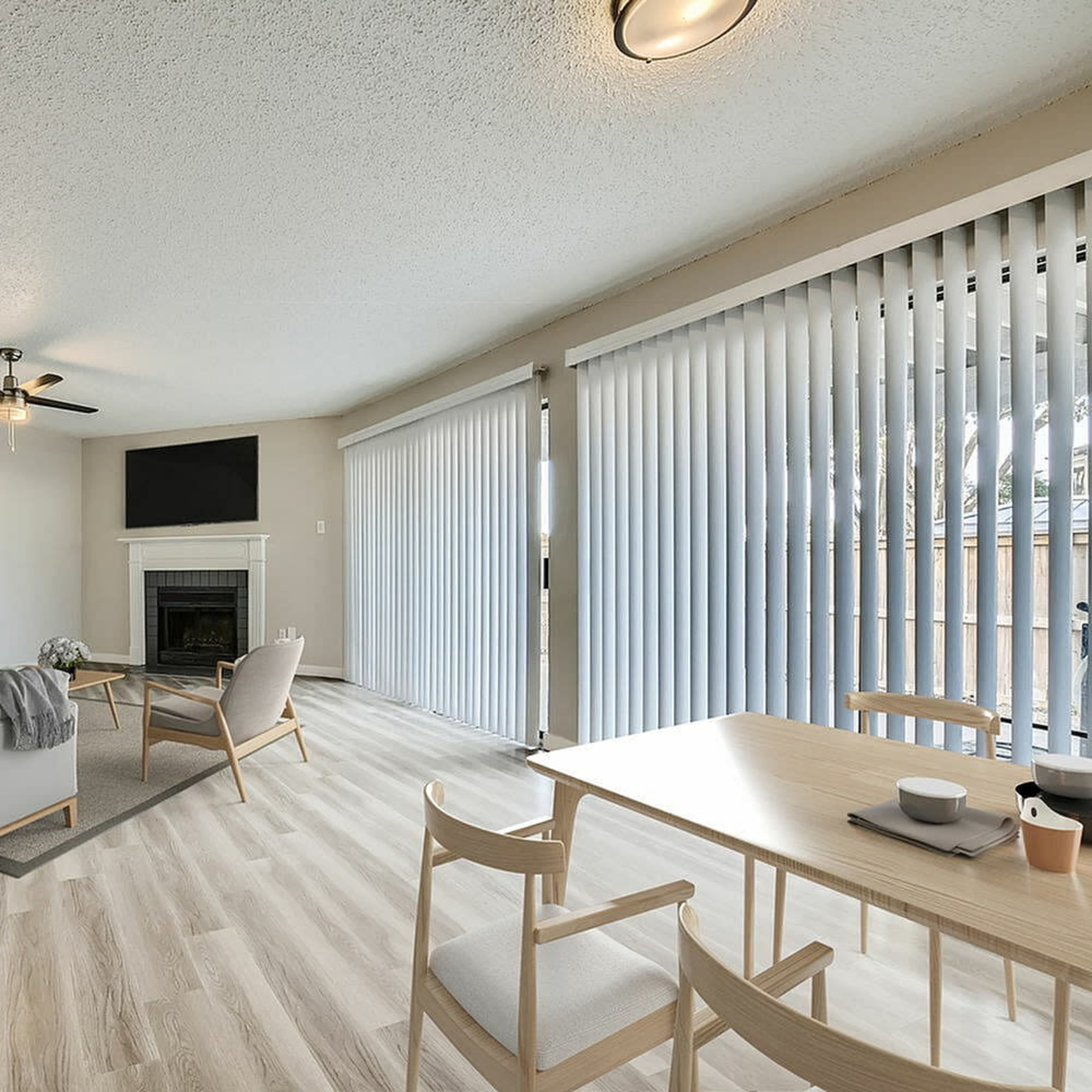 Open apartment and kitchen. Livingroom/ bathroom and kitchen are available for use. None of the bedrooms are included Image in Overton South, Fort Worth, TX