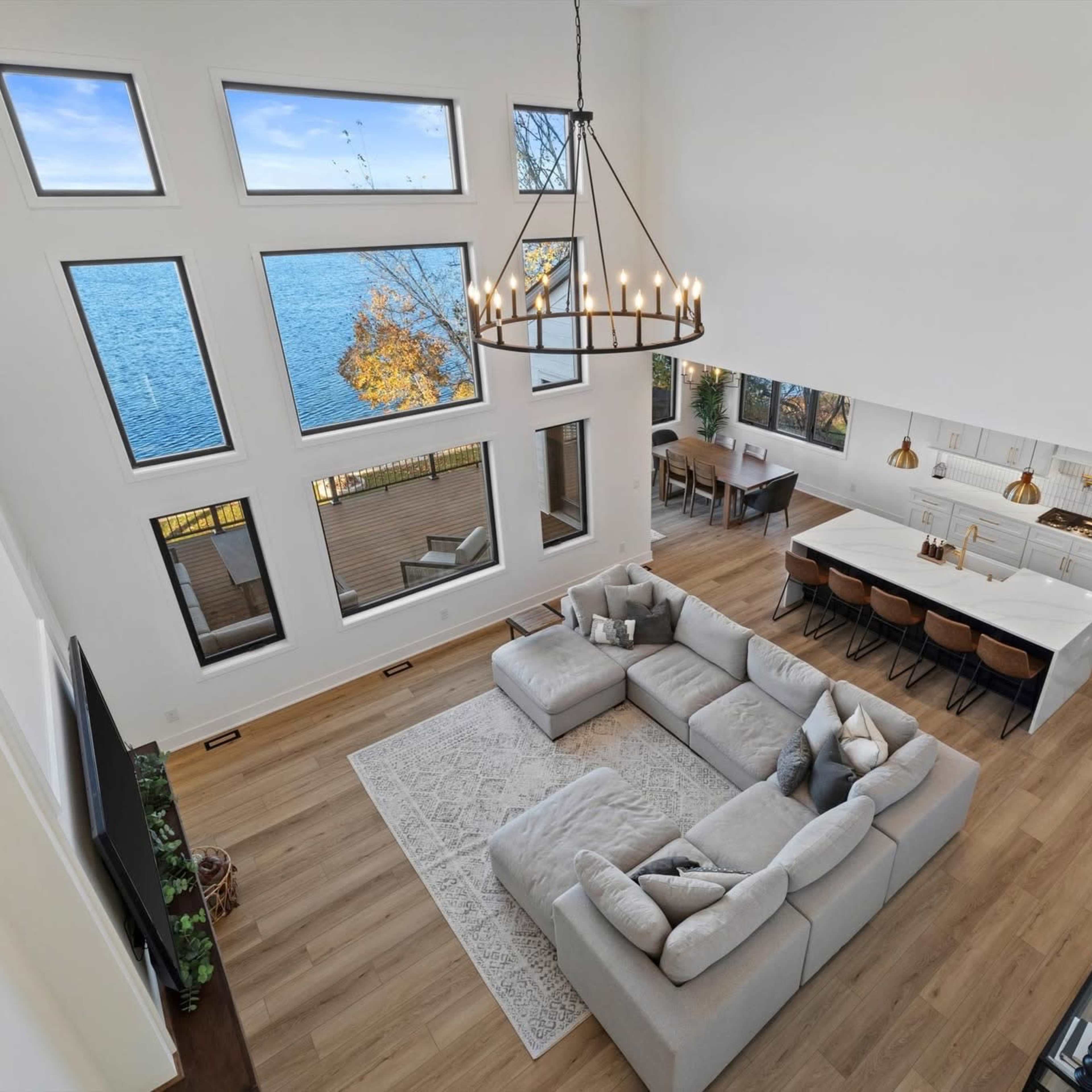 Bright & Airy Lake House with Soaring Views Image in Salem Lakes, Salem Lakes, WI