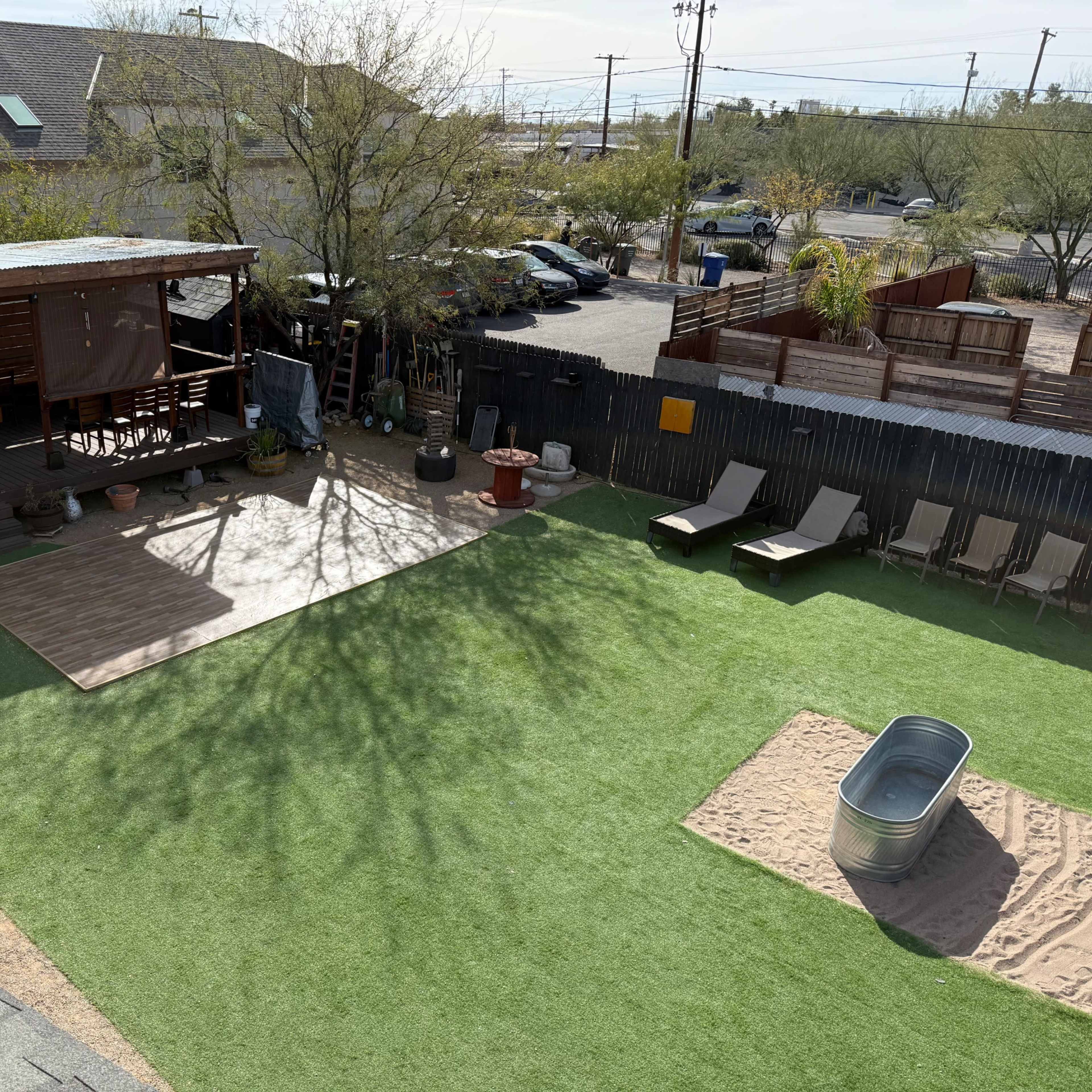 Midtown Deck Venue w/ huge BackYard & Outdoor Games Image in Grant/Glenn, Tucson, AZ