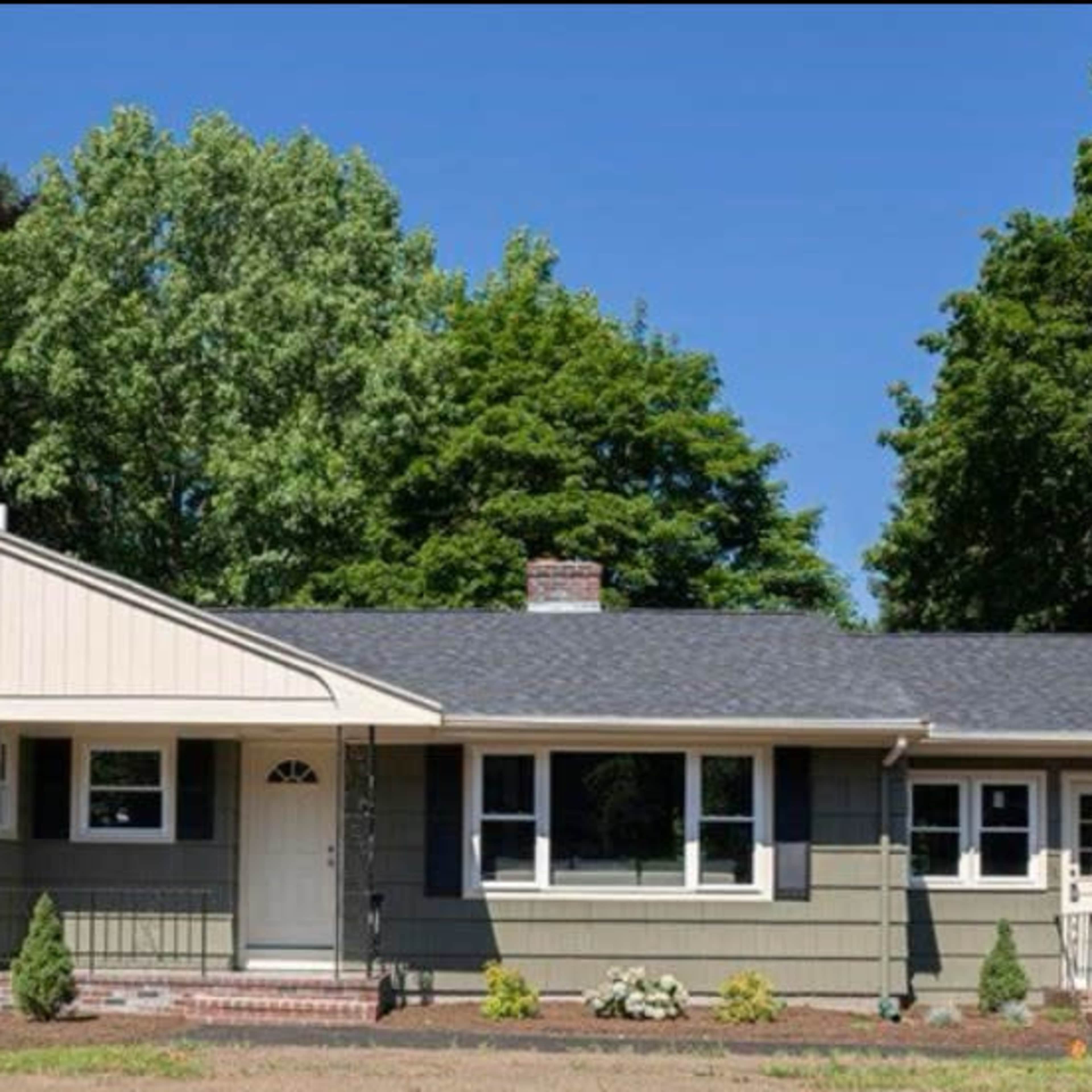 Typical middle-class suburban home outside of Boston Image in Raynham Center, Raynham, MA