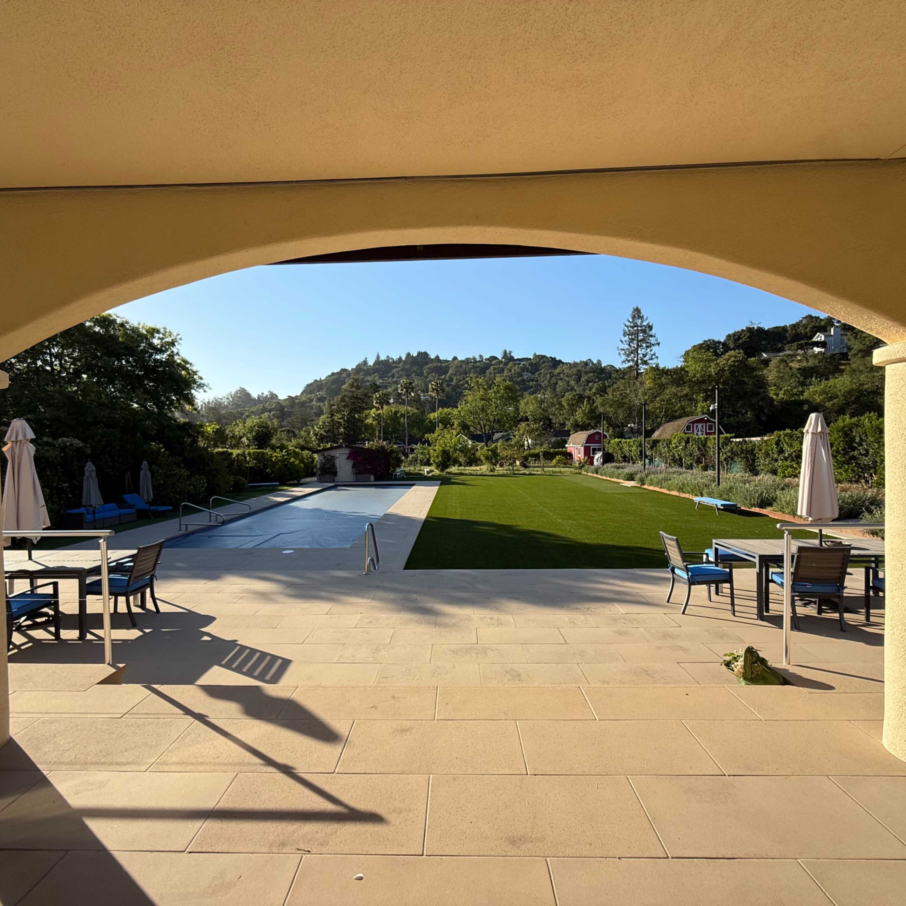 Marin estate - 1 flat acre w/ pool, patio, sprawling lawn Image in , San Rafael, CA