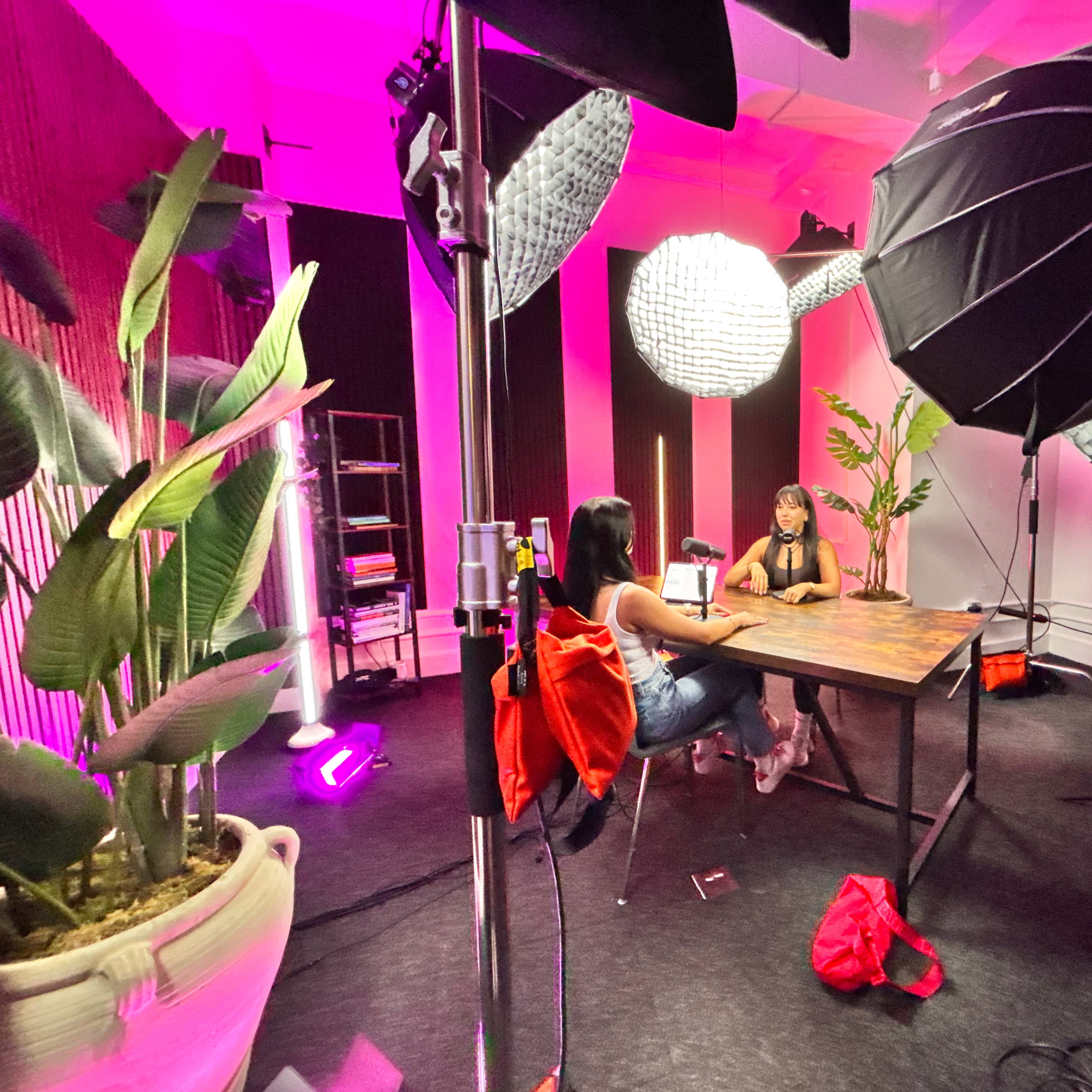 Cinematic Podcast Studio, Midtown NYC  (3x Video Angles + Audio Included) Image in Midtown Manhattan, New York, NY