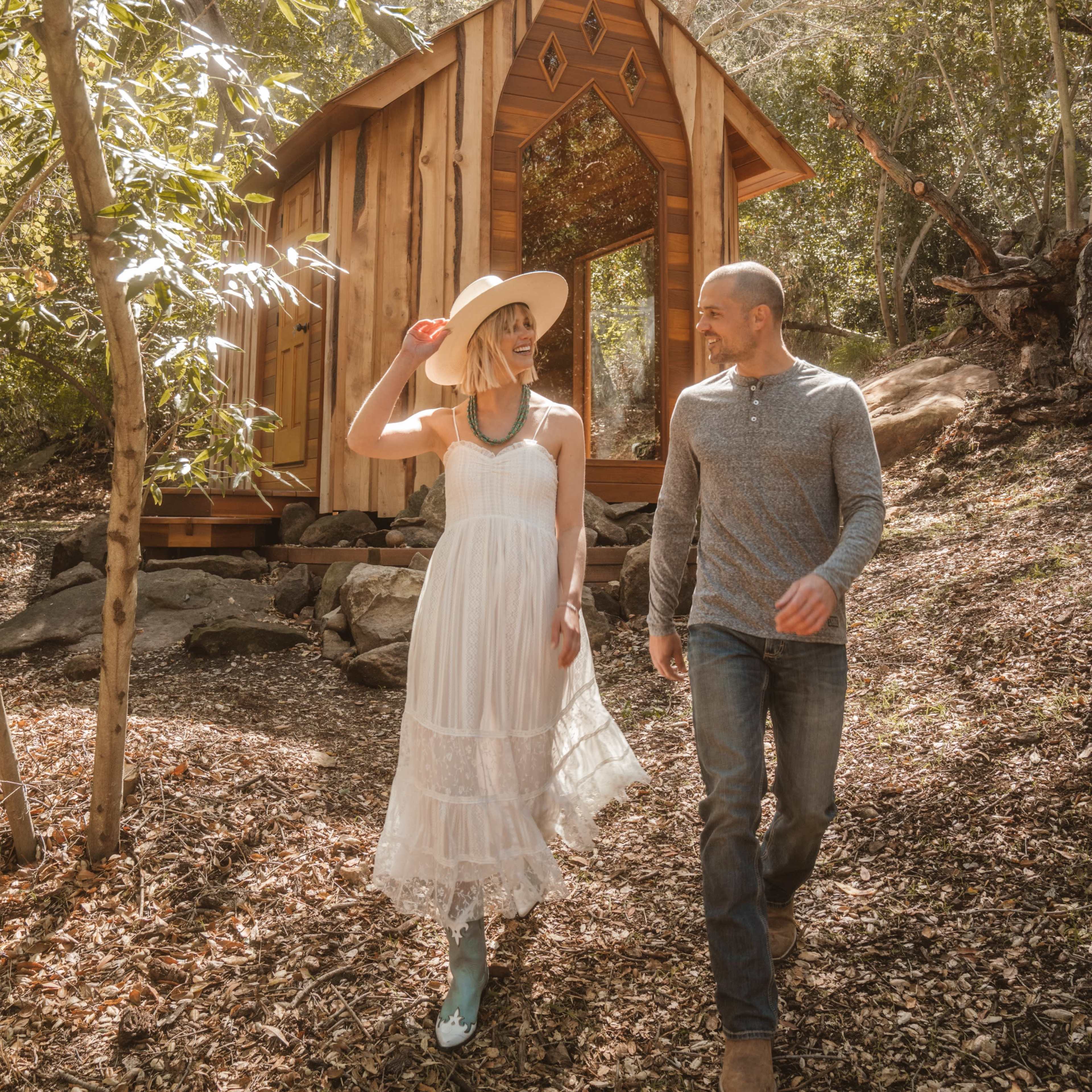 The Forest Temple Cabin at Butterfly Mountain Image in , Topanga, CA