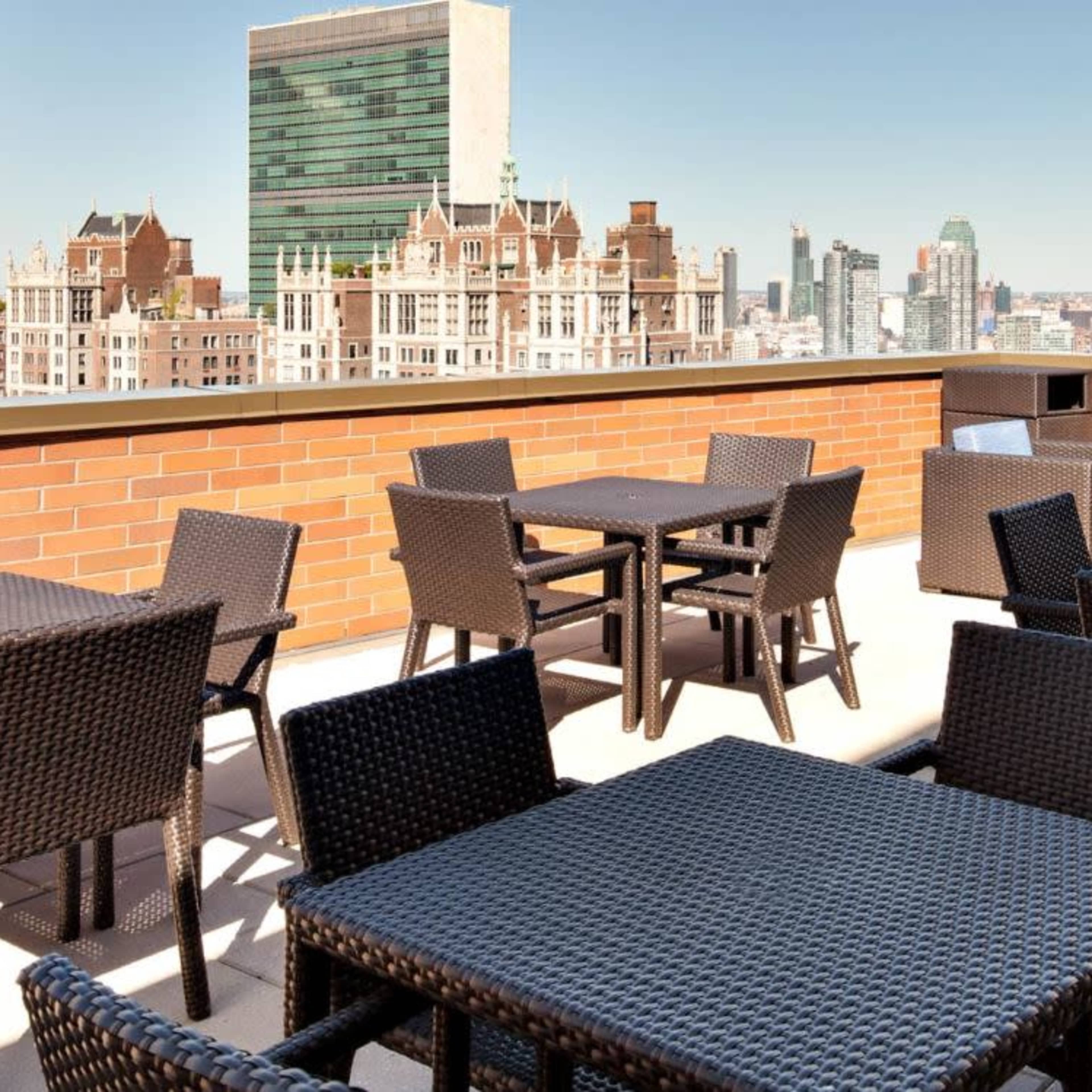 Rooftop Terrace Image in Midtown Manhattan, New York, NY