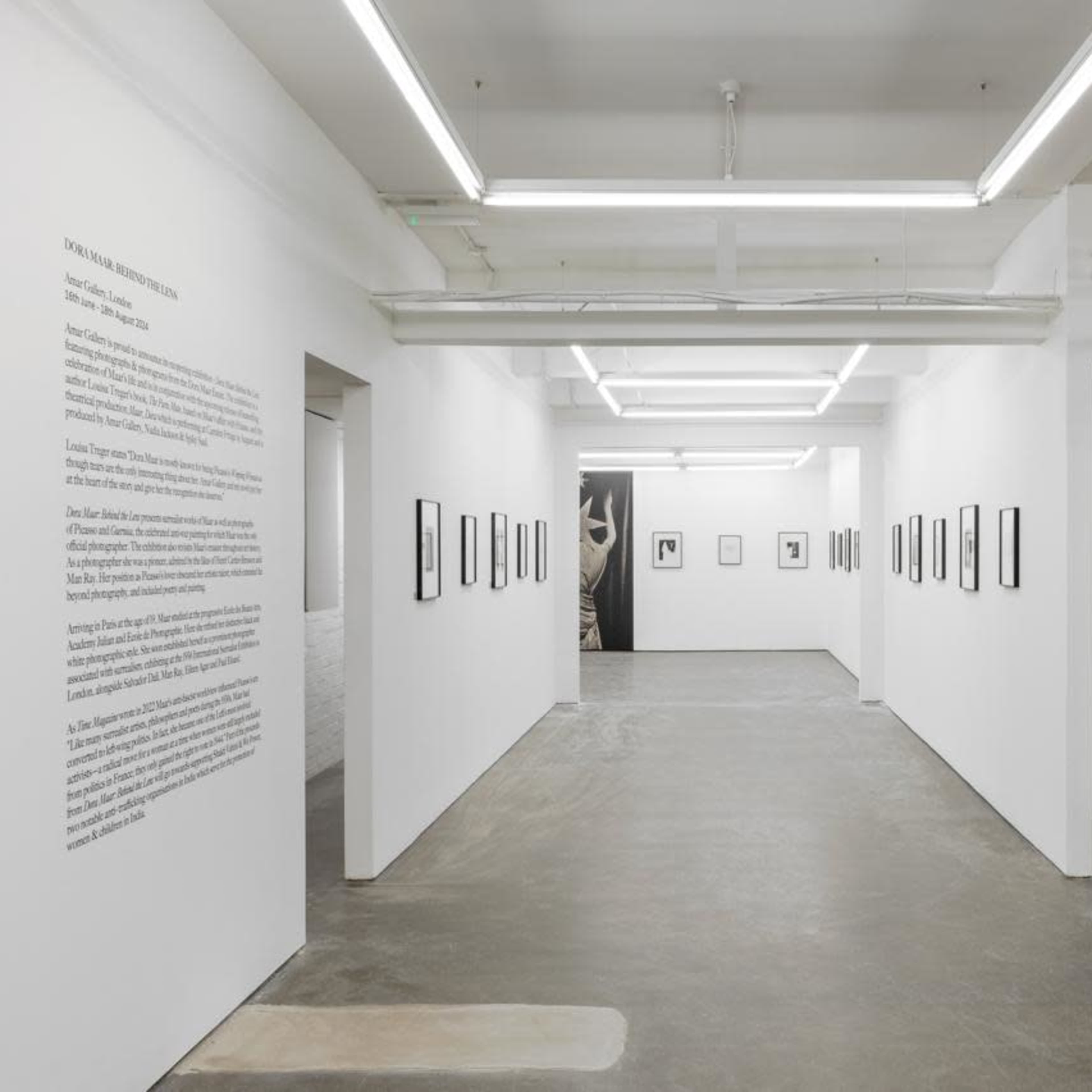 Private open plan gallery space with courtyard and high ceilings. Image in Fitzrovia, London, England