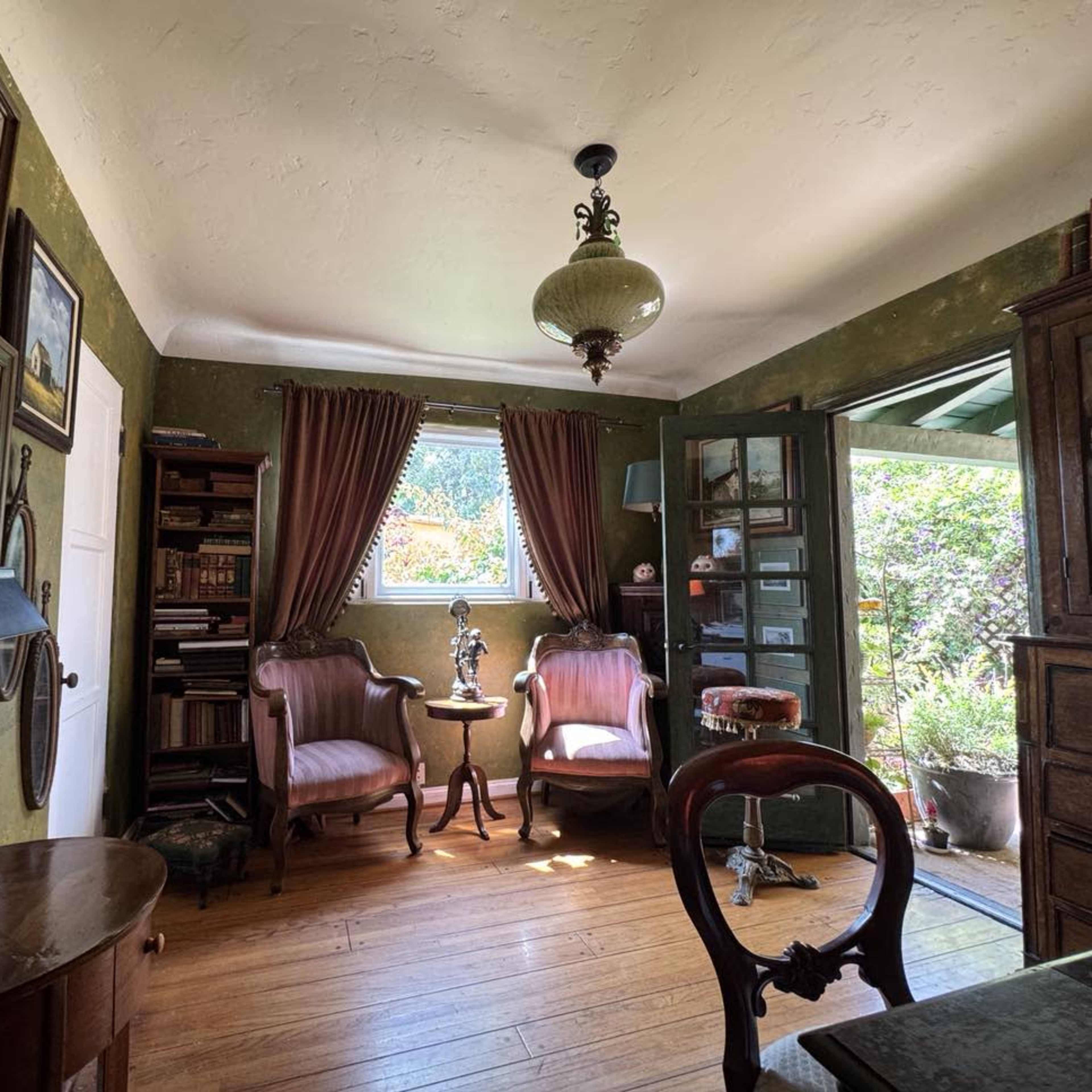 Scenic Spanish-Style Home with Expansive Yards, Sunroom, Citrus Orchard & Storybook Cottage Image in Glenwood, Glendale, CA