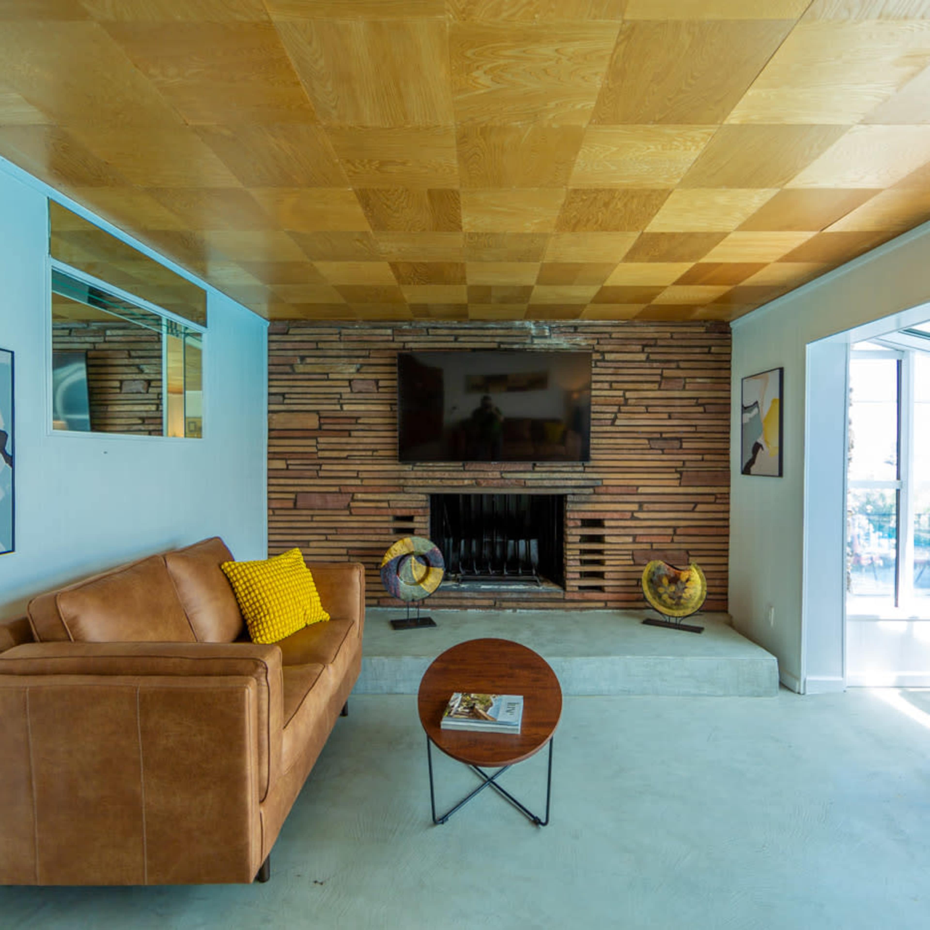 Mid-Century Marvel with Indoor Pool | San Fernando Valley Film Location Image in Shadow Hills, Los Angeles, CA