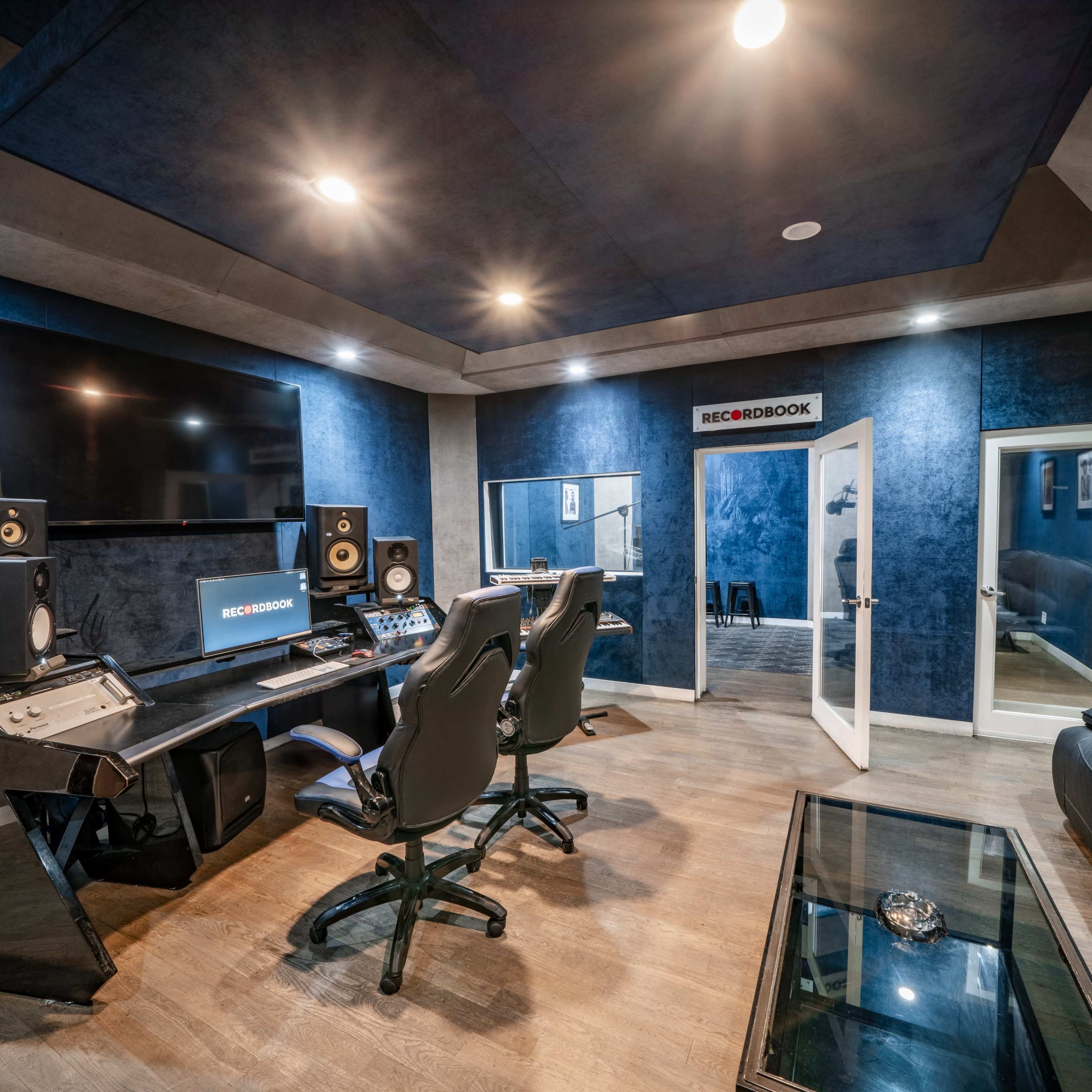 Recording Studio with Blue Velvet Walls! Image in Panorama City, Los Angeles, CA