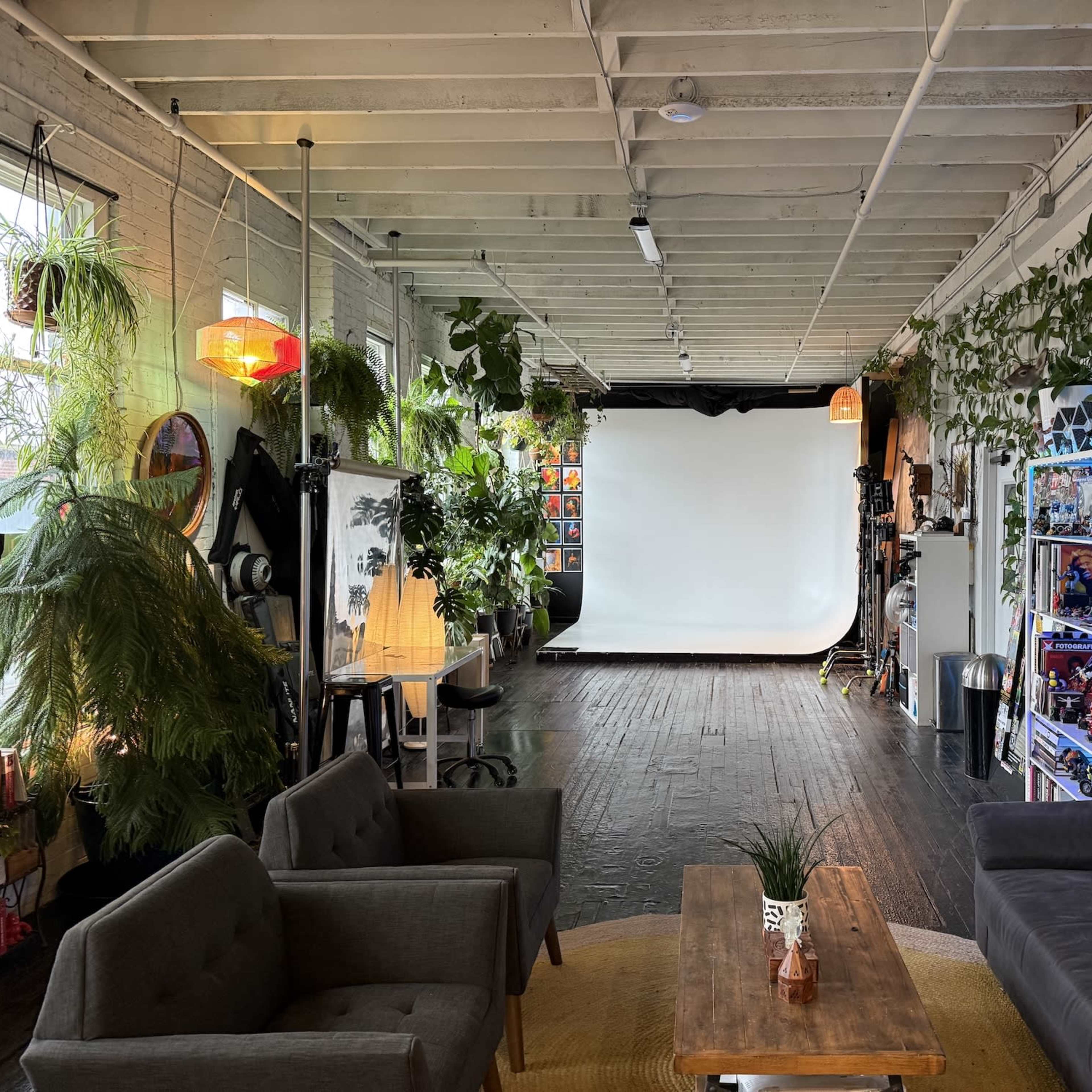 Urban, Plant-Filled Photo Studio in Converted Loft, Just South of Downtown Image in South Columbus, Columbus, OH