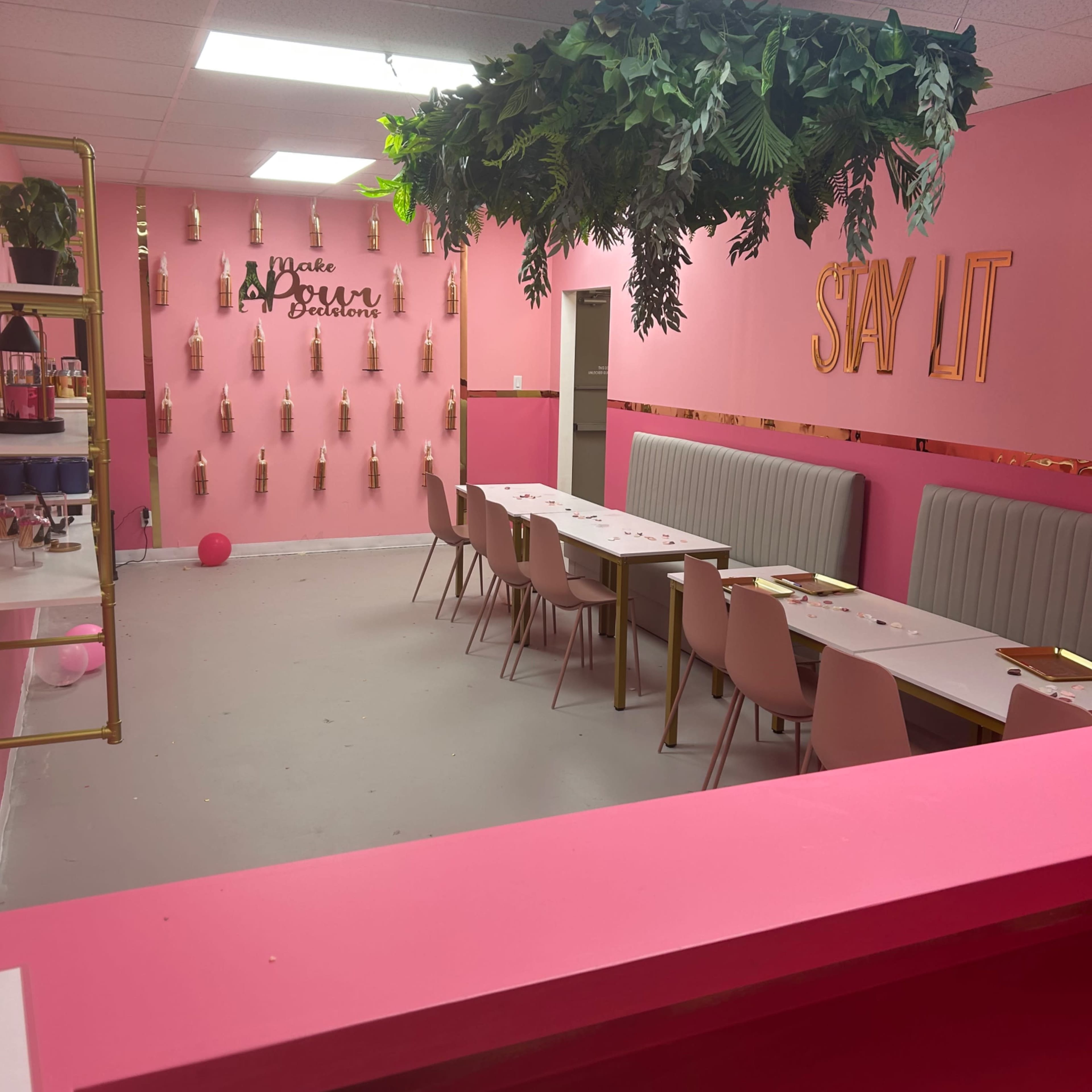 Pink Party Room | Sugar Land Creative Glam Studio Image in Colony Grant, Sugar Land, TX