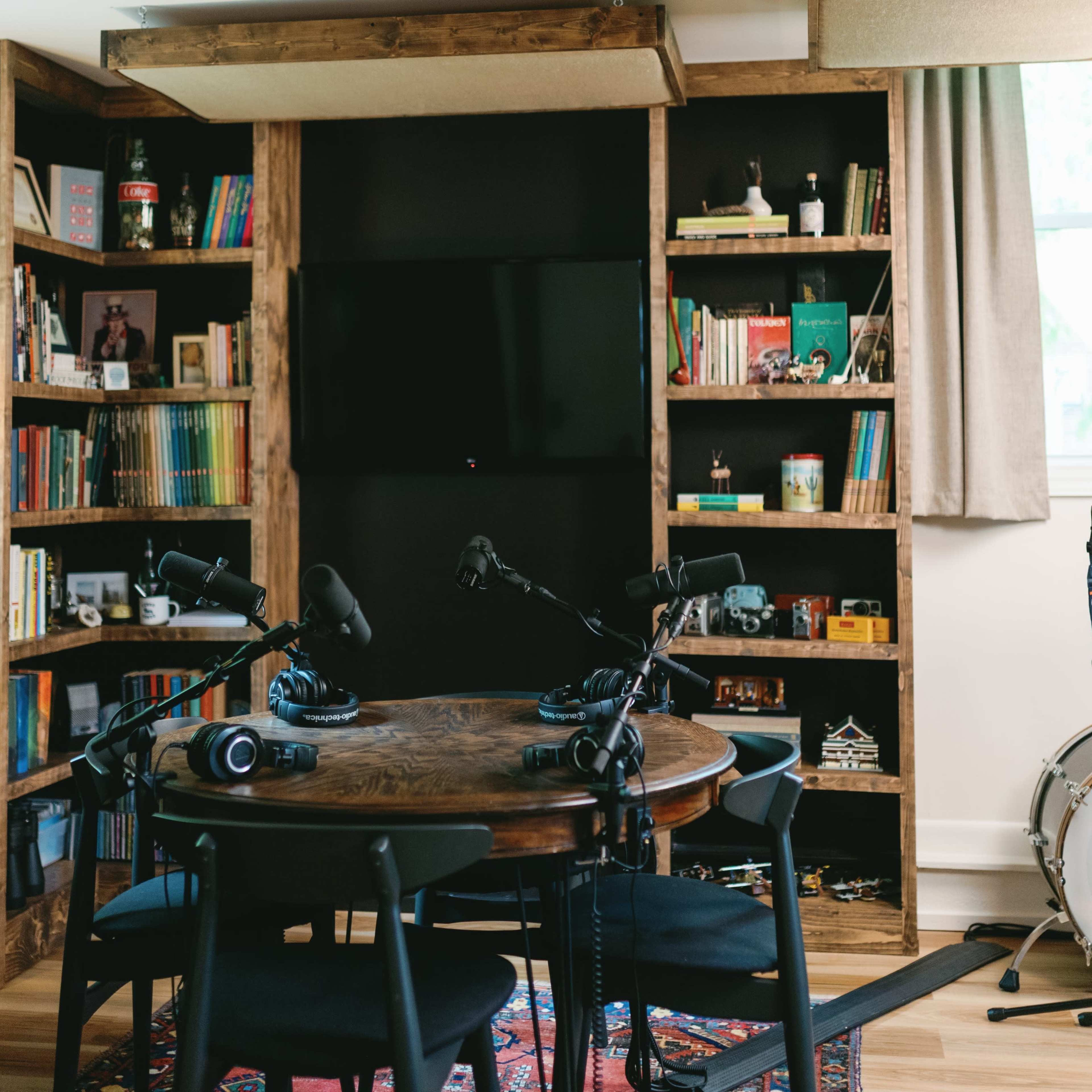Eclectic library podcast/video studio in South Nashville Image in Crieve Hall, Nashville, TN