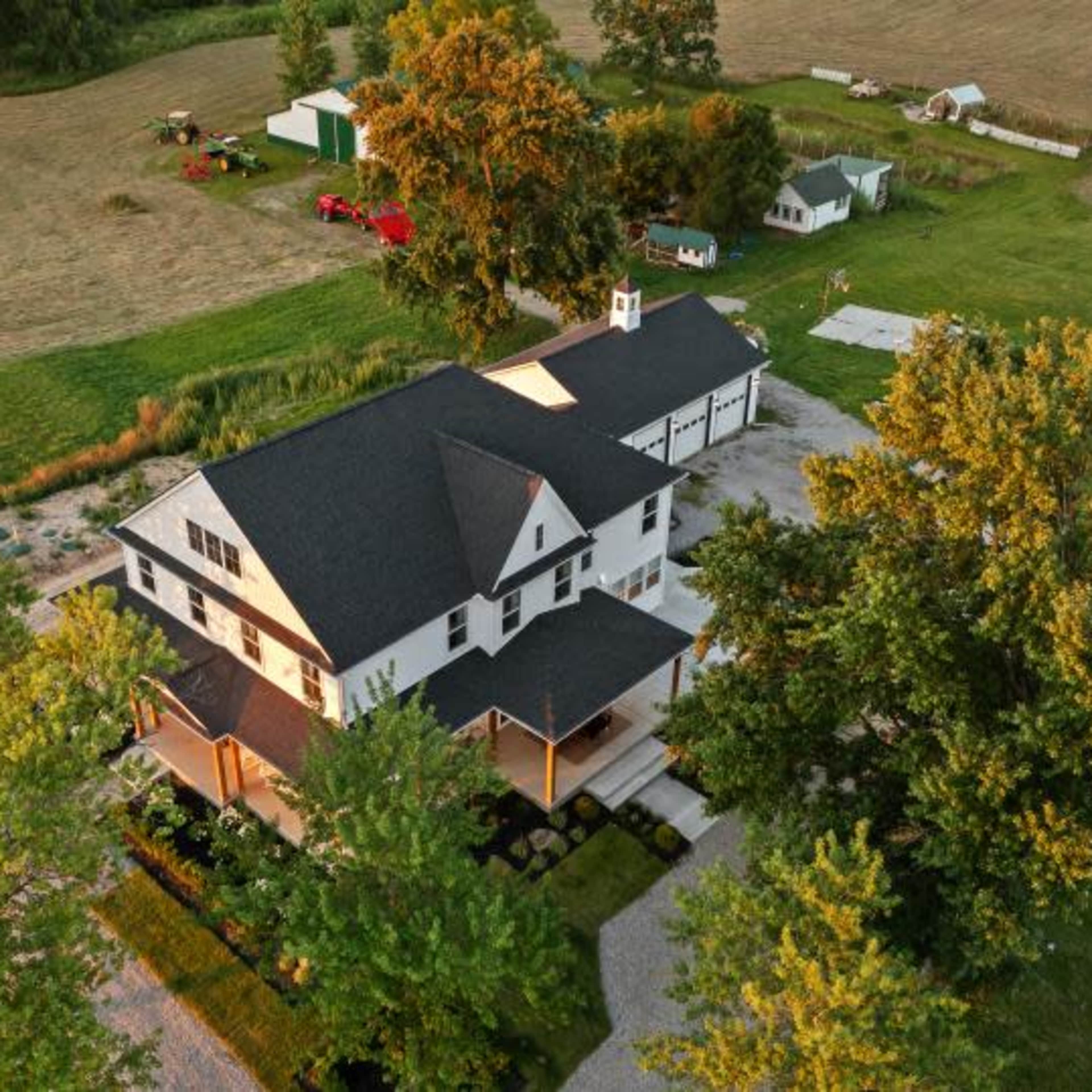 Brand new beautiful farmhouse on land Image in Deerfield Township, Howell, MI