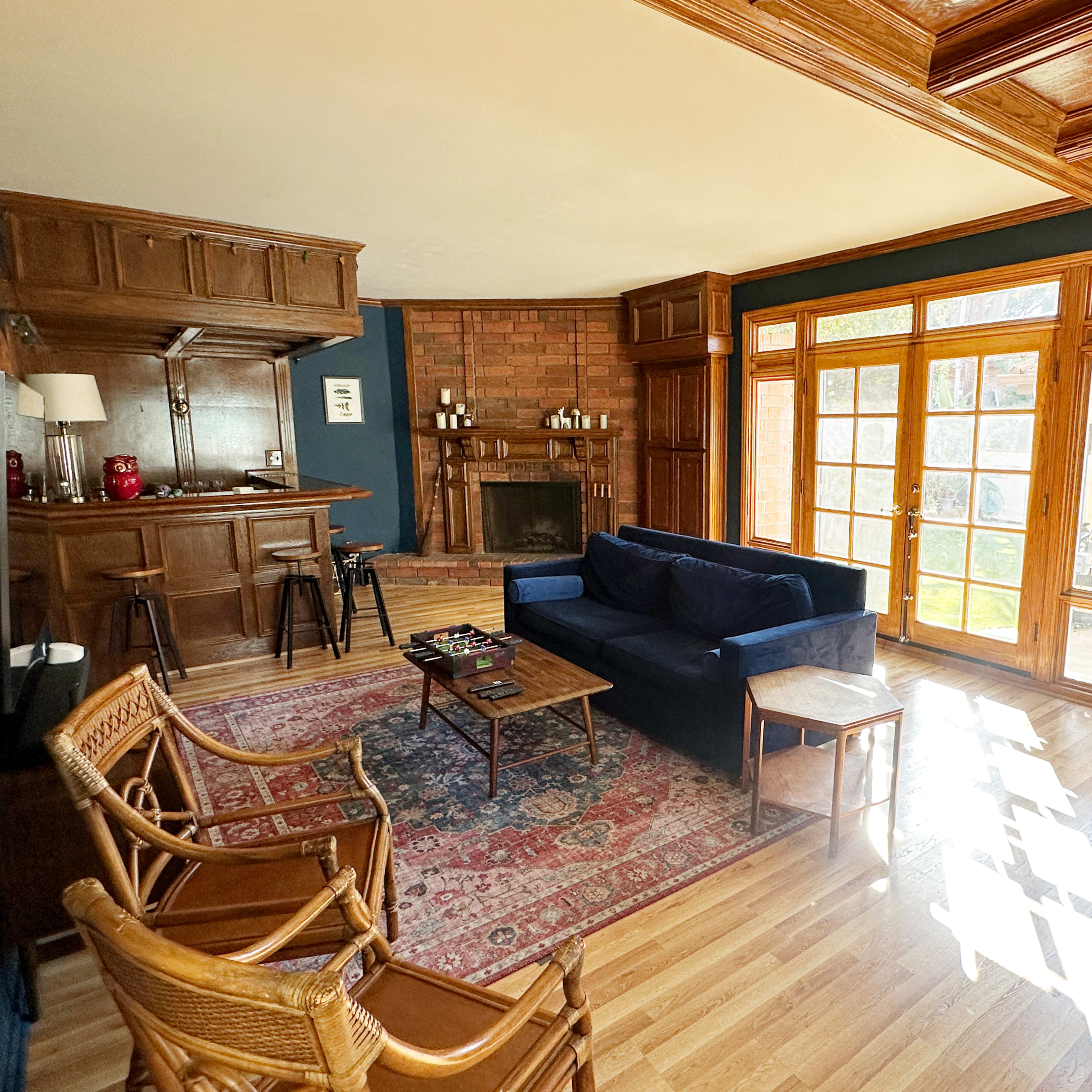 Large, colorful and moody house with vintage woodwork! Image in Blanco - Culver Crest, Culver City, CA