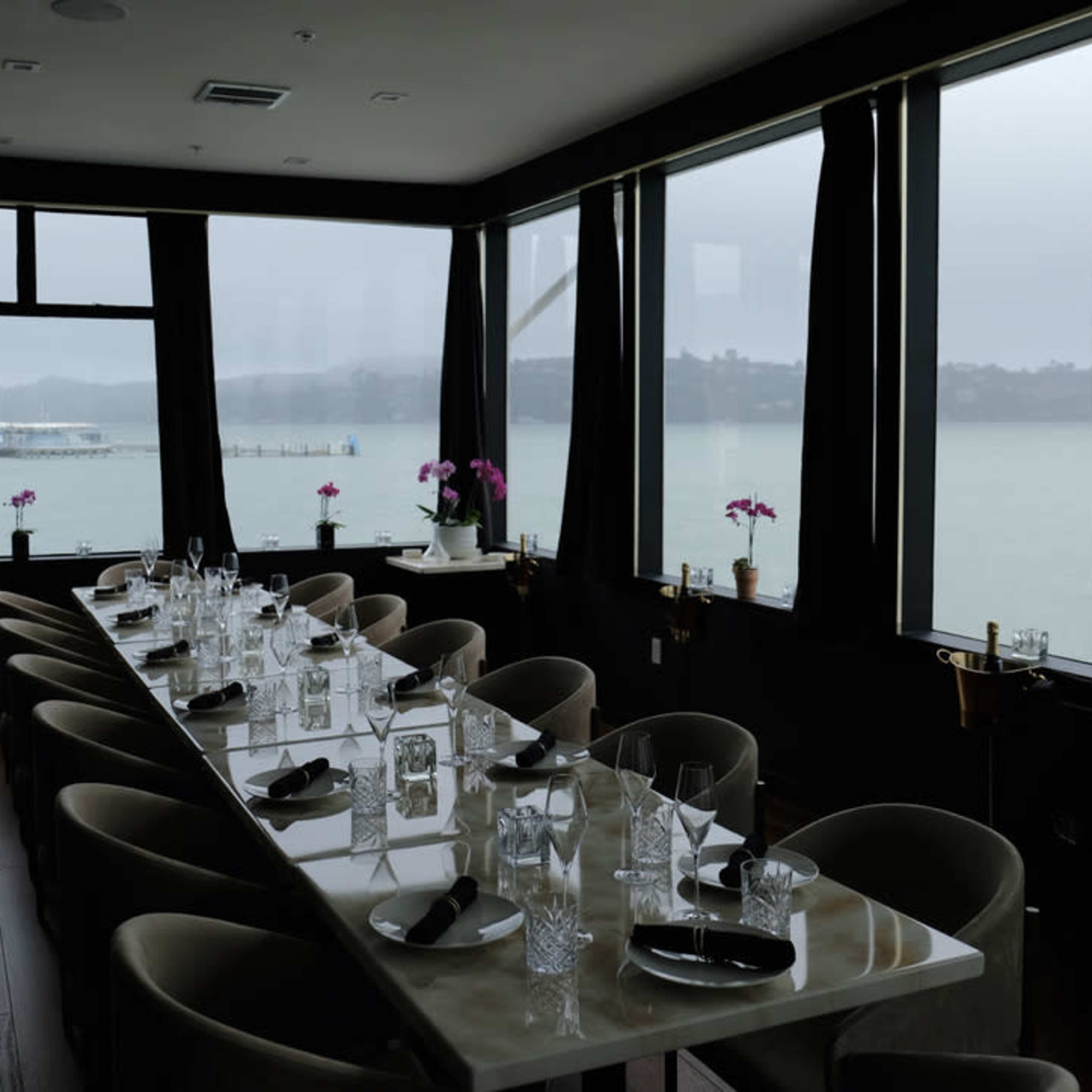 Modern Water Front Open Concept Restaurant Image in Sausalito, Sausalito, CA