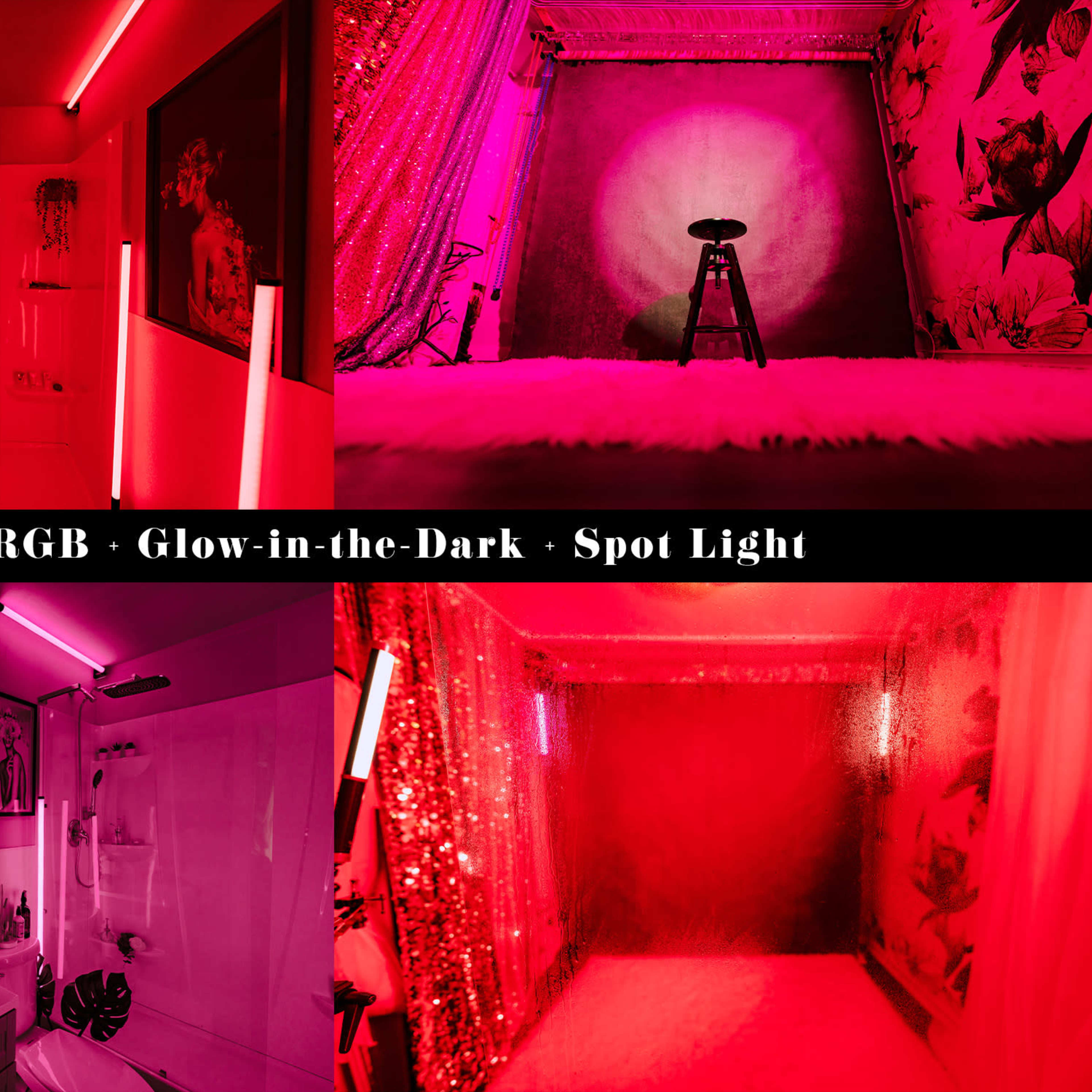 Neon Rain Room + Backdrop Zone + Free Lights Image in Deerfield Village, Houston, TX
