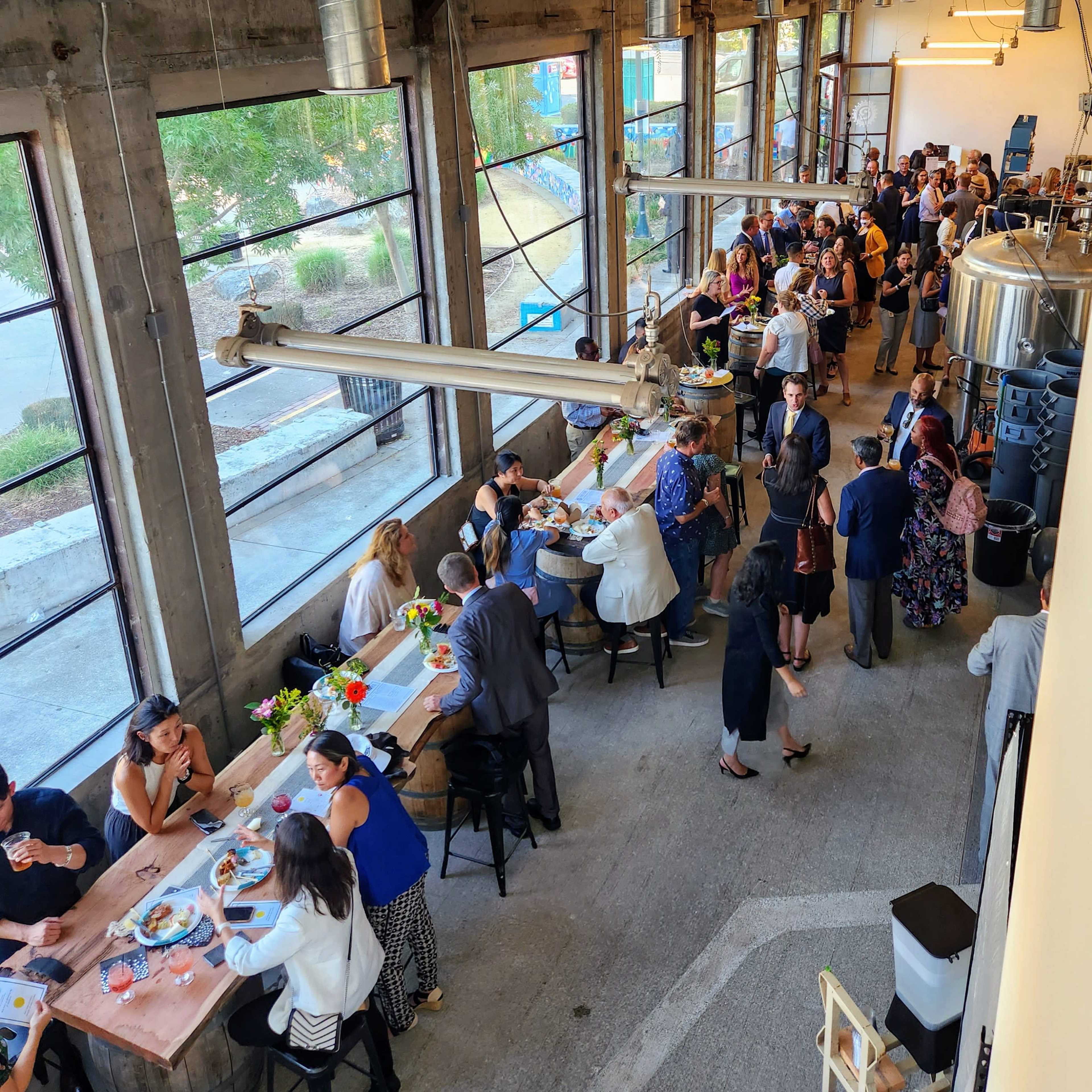 Downtown Brewery with Large Space Showcasing Production Tanks Image in Martinez, Martinez, CA