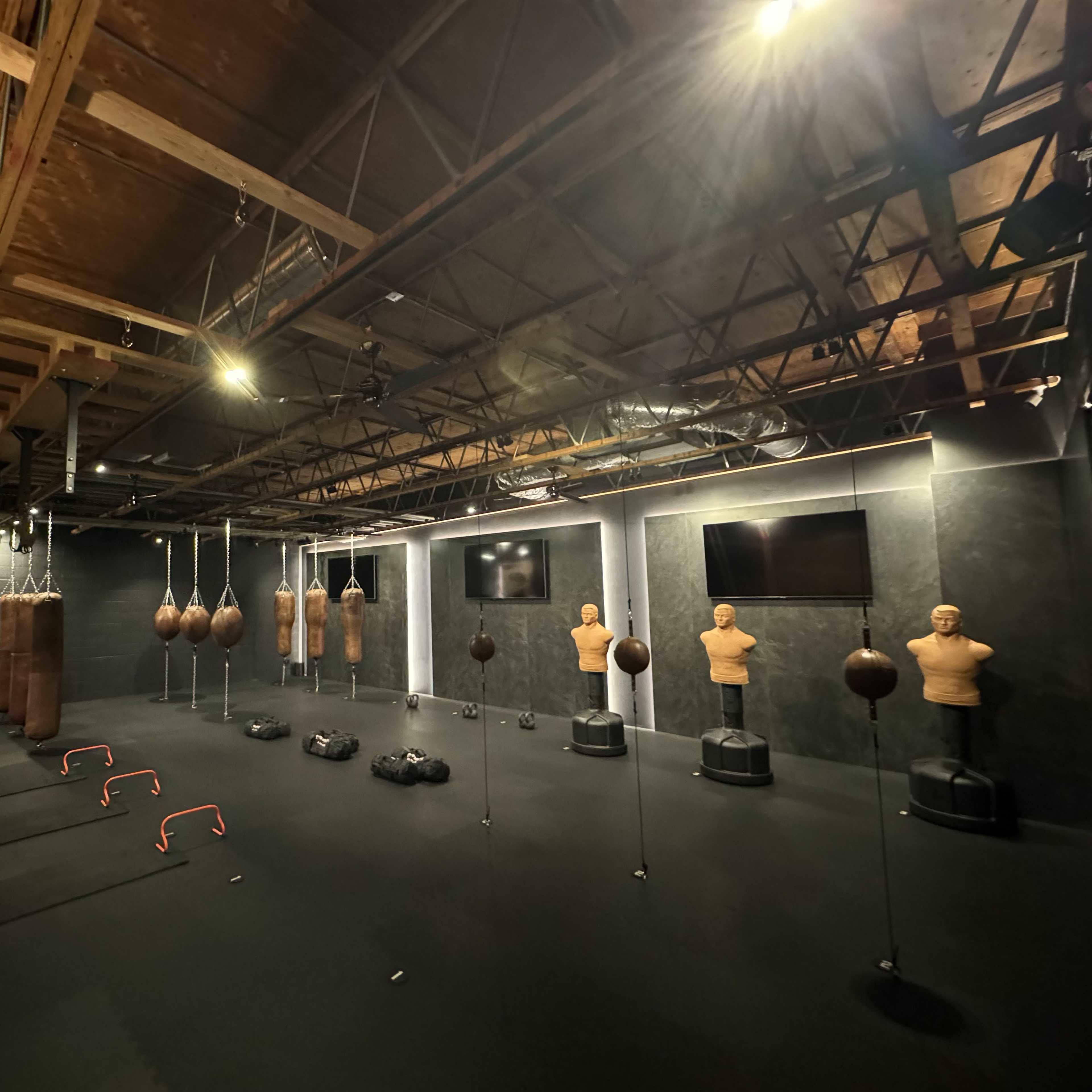 Modern Vintage Industrial Boutique Boxing Studio in Hollywood Image in Hollywood, Los Angeles, CA