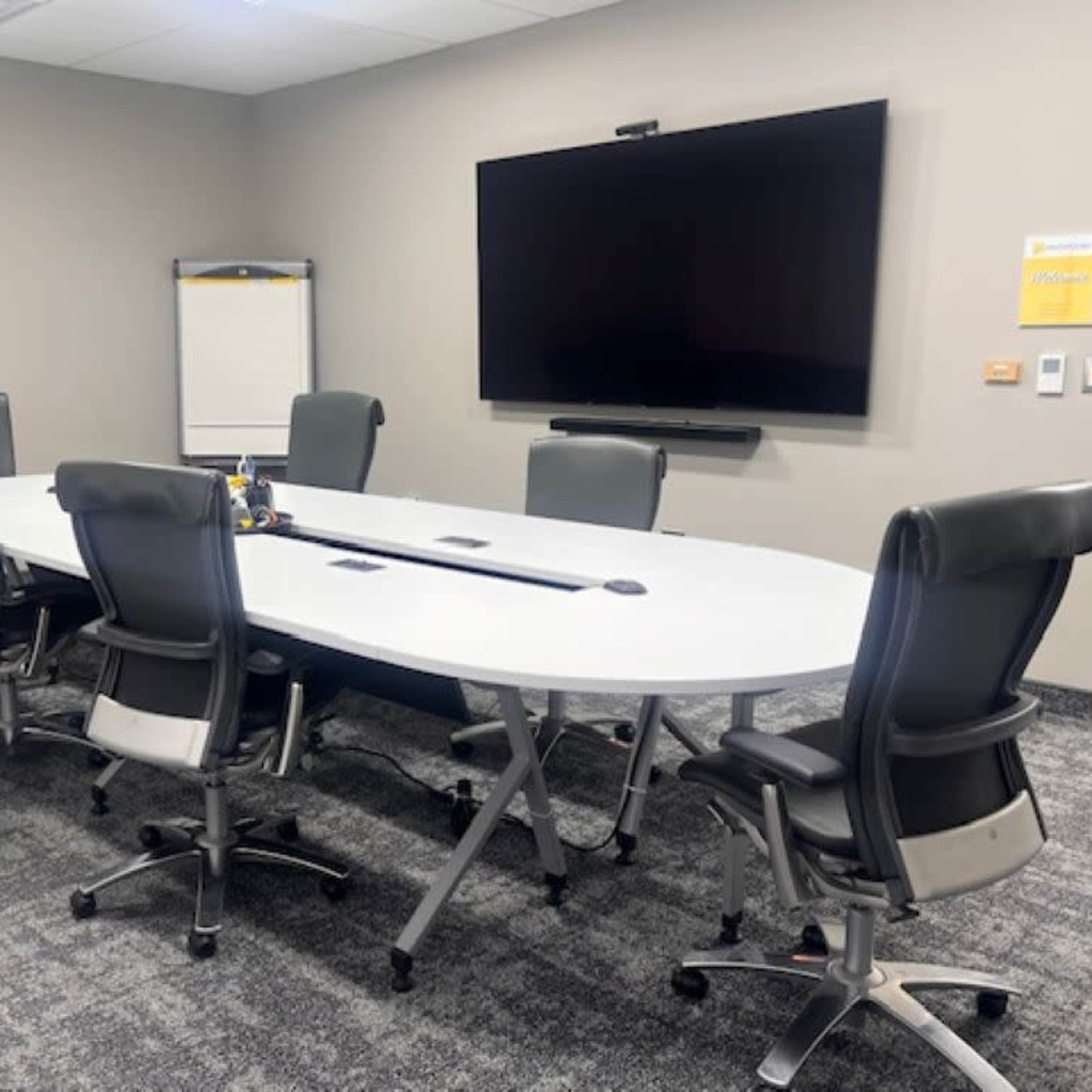 Modern New Conference Room with 85\ Image in Warren, Warren, NJ