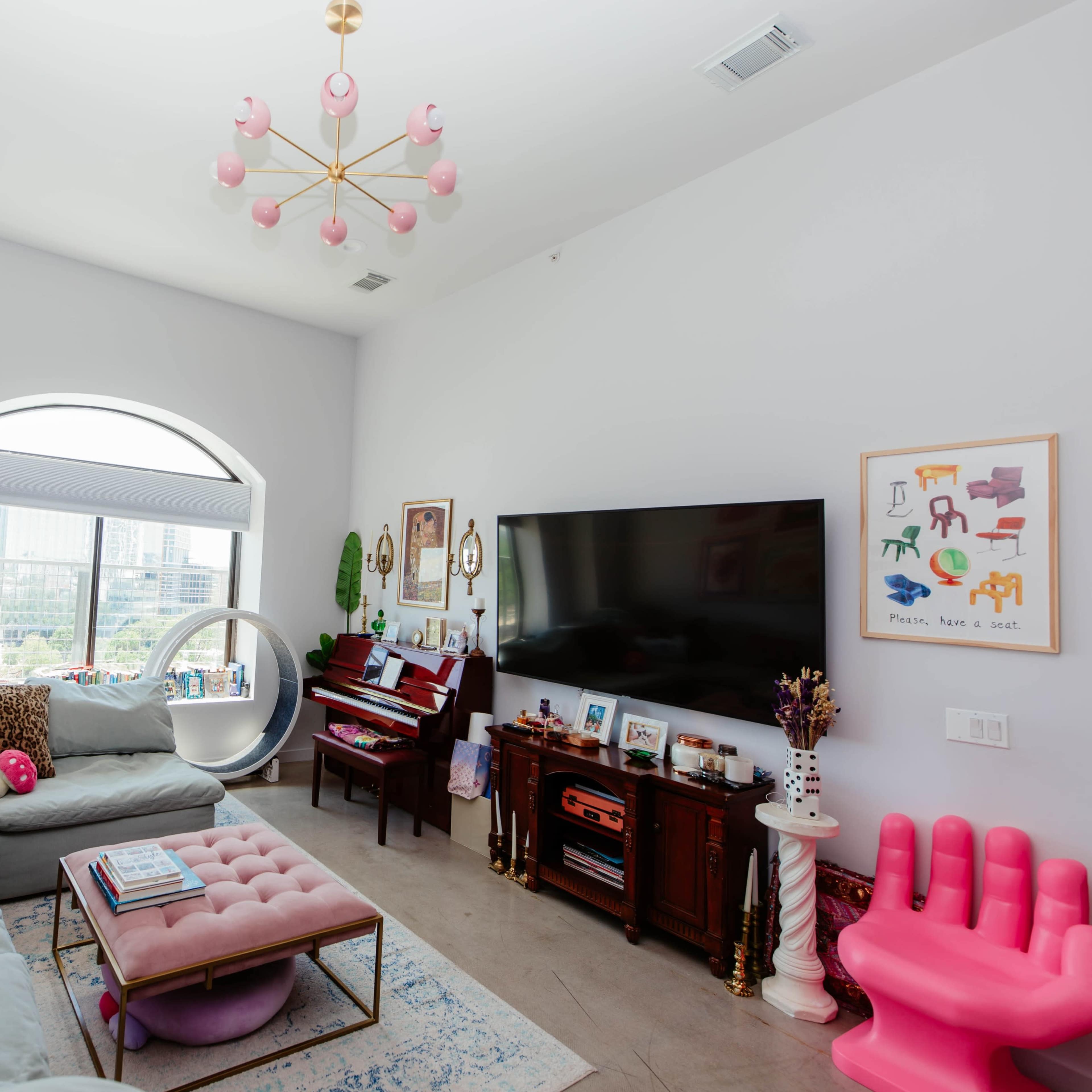 Downtown Condo with Eclectic Colorful Style Image in Downtown Austin, Austin, TX