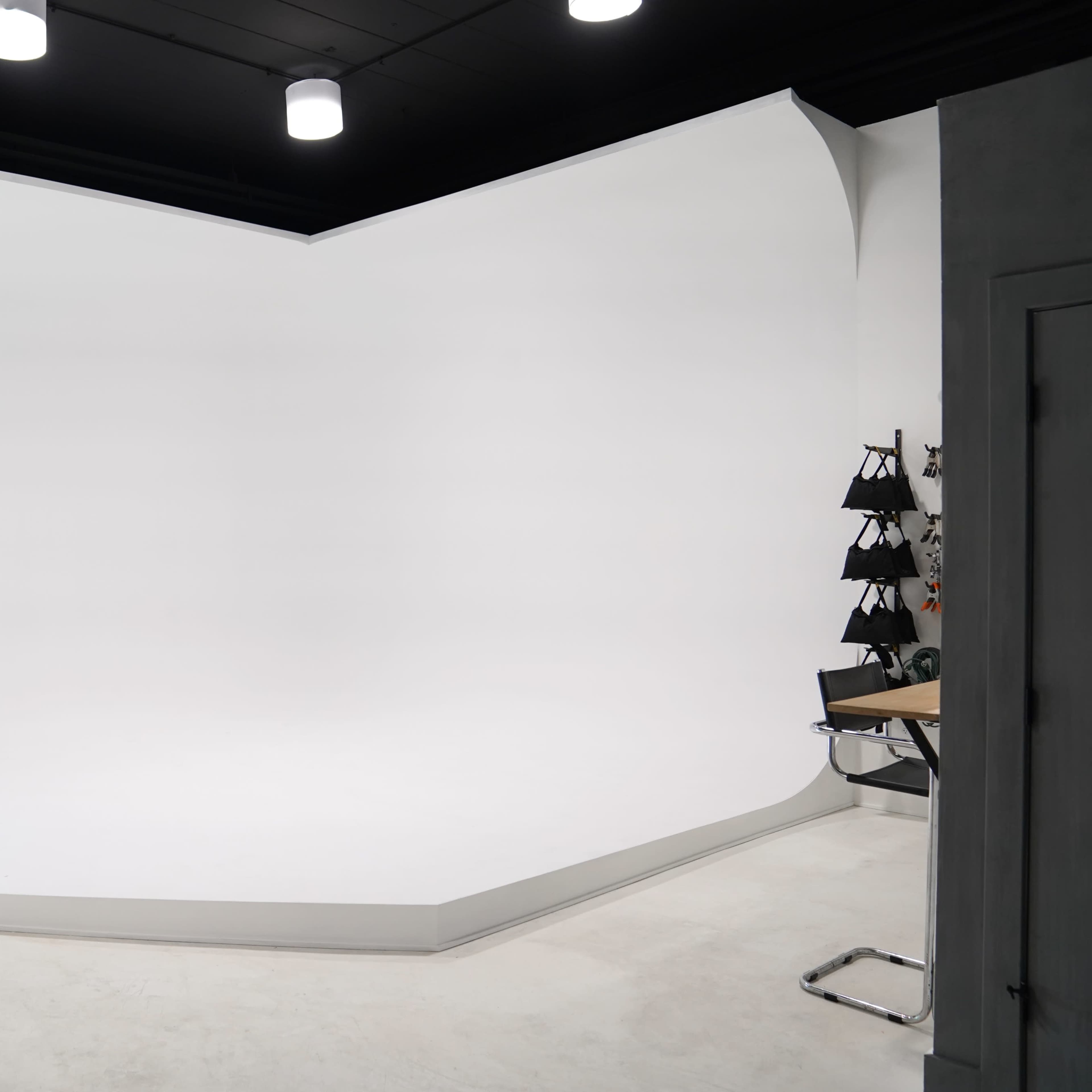 light-filled photo studio with limewashed walls Image in Meadows, Middleton, WI