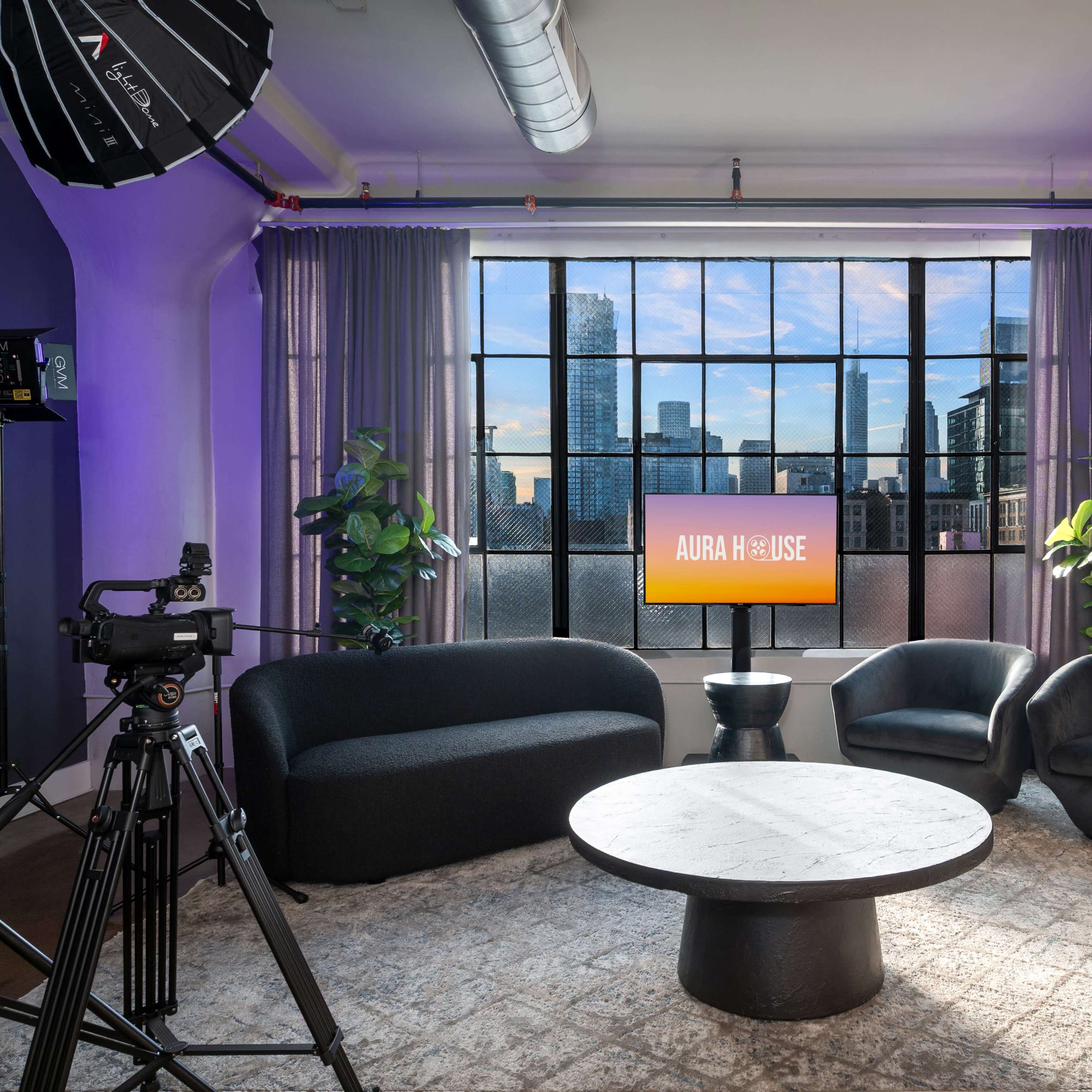EQUIPMENT INCLUDED: Gorgeous DTLA Production & Podcast Studio w/ Skyline Views Image in Central LA, Los Angeles, CA