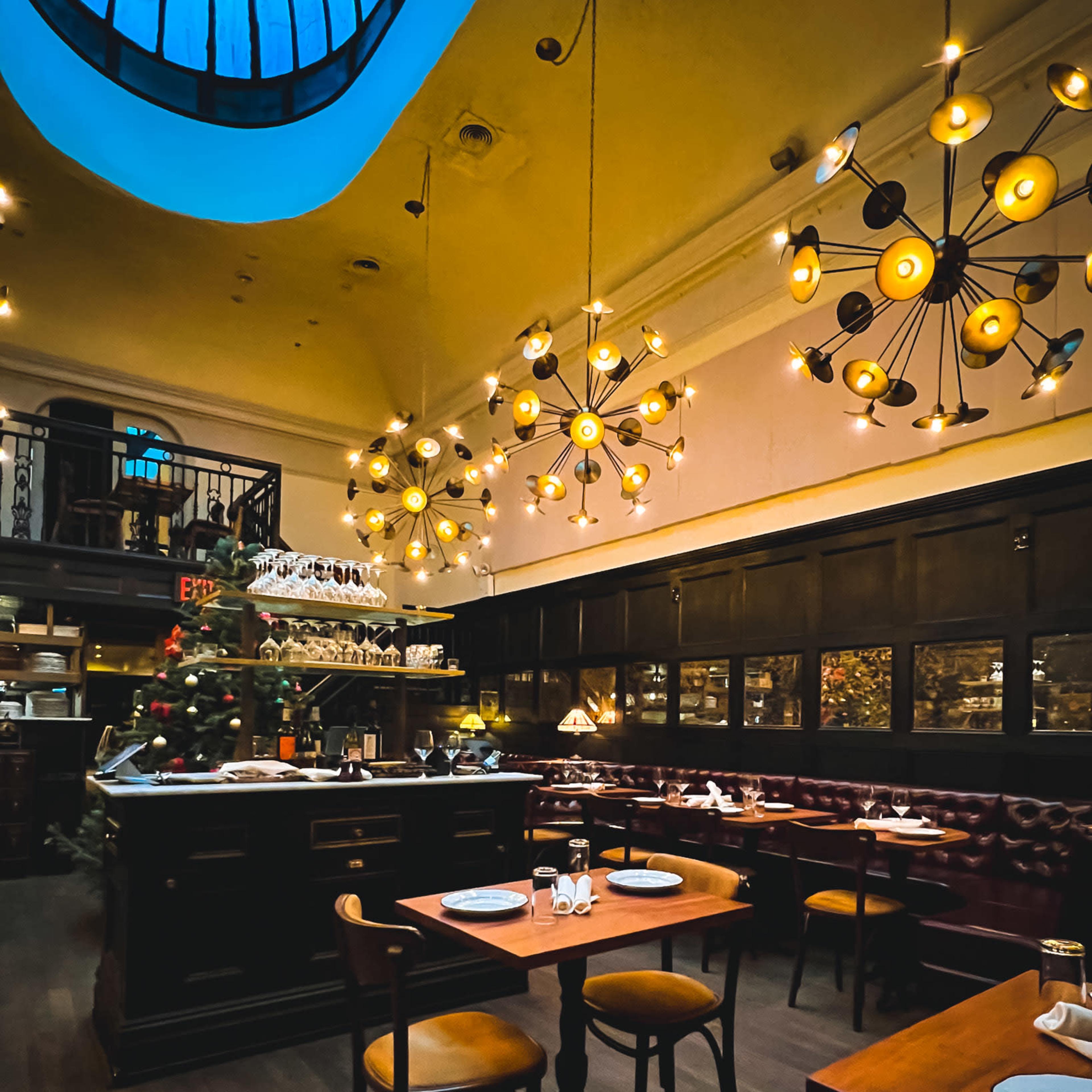 Beautiful Greenwich Village Restaurant Image in Lower Manhattan, New York, NY
