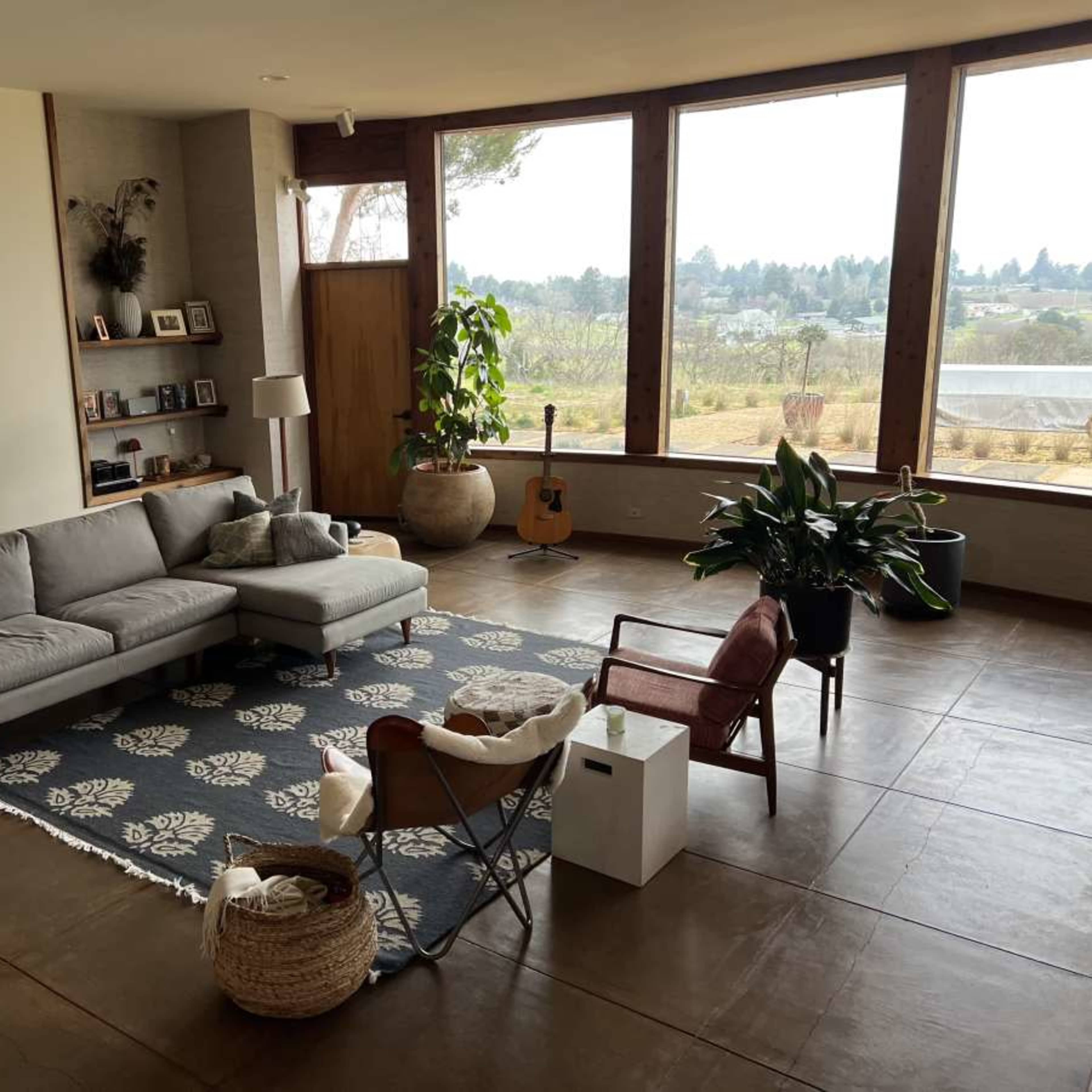 Modern multi-story home on orchard with spectacular views Image in , Sebastopol, CA
