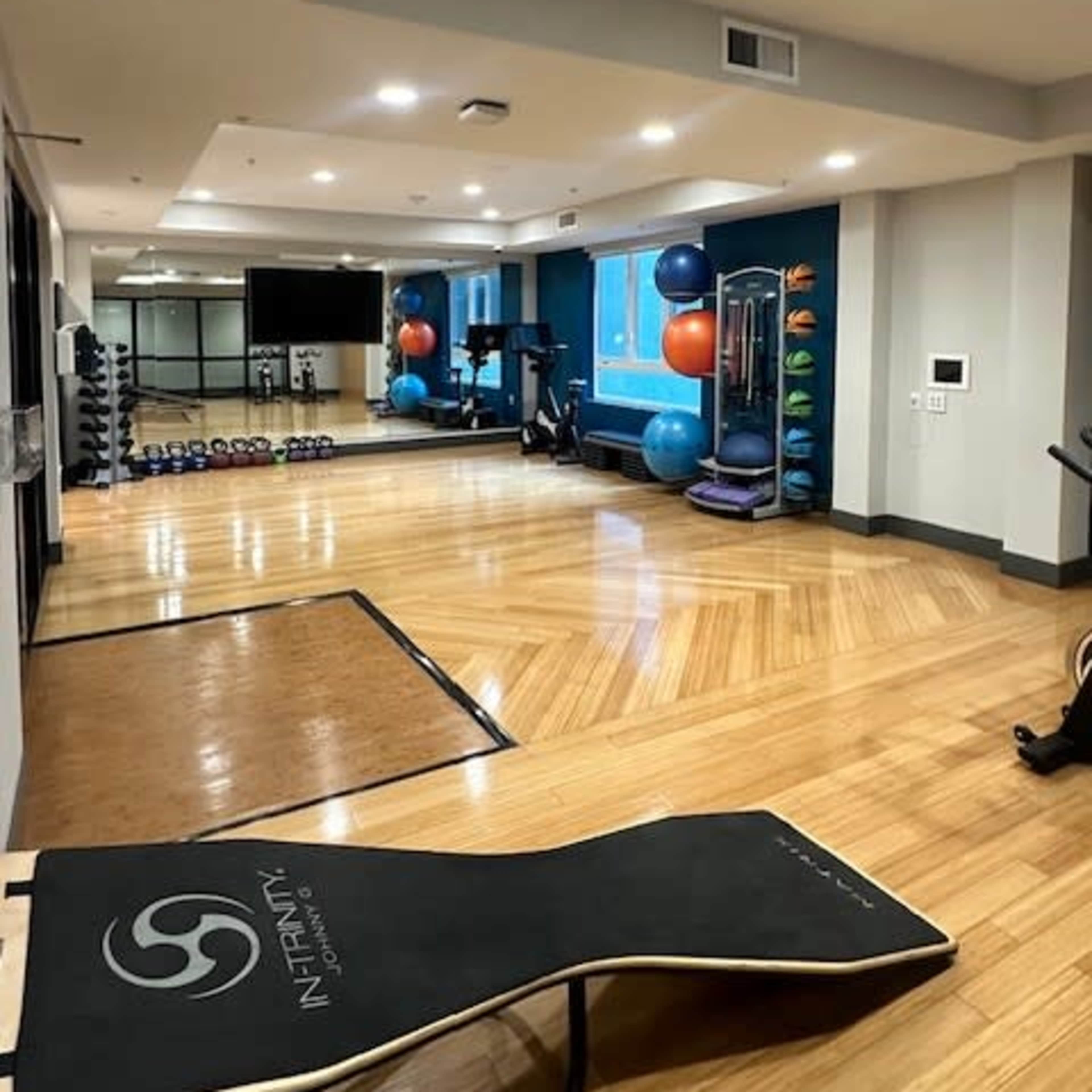 Yoga Room at The Lex Apartments Image in Village Oaks, San Jose, CA