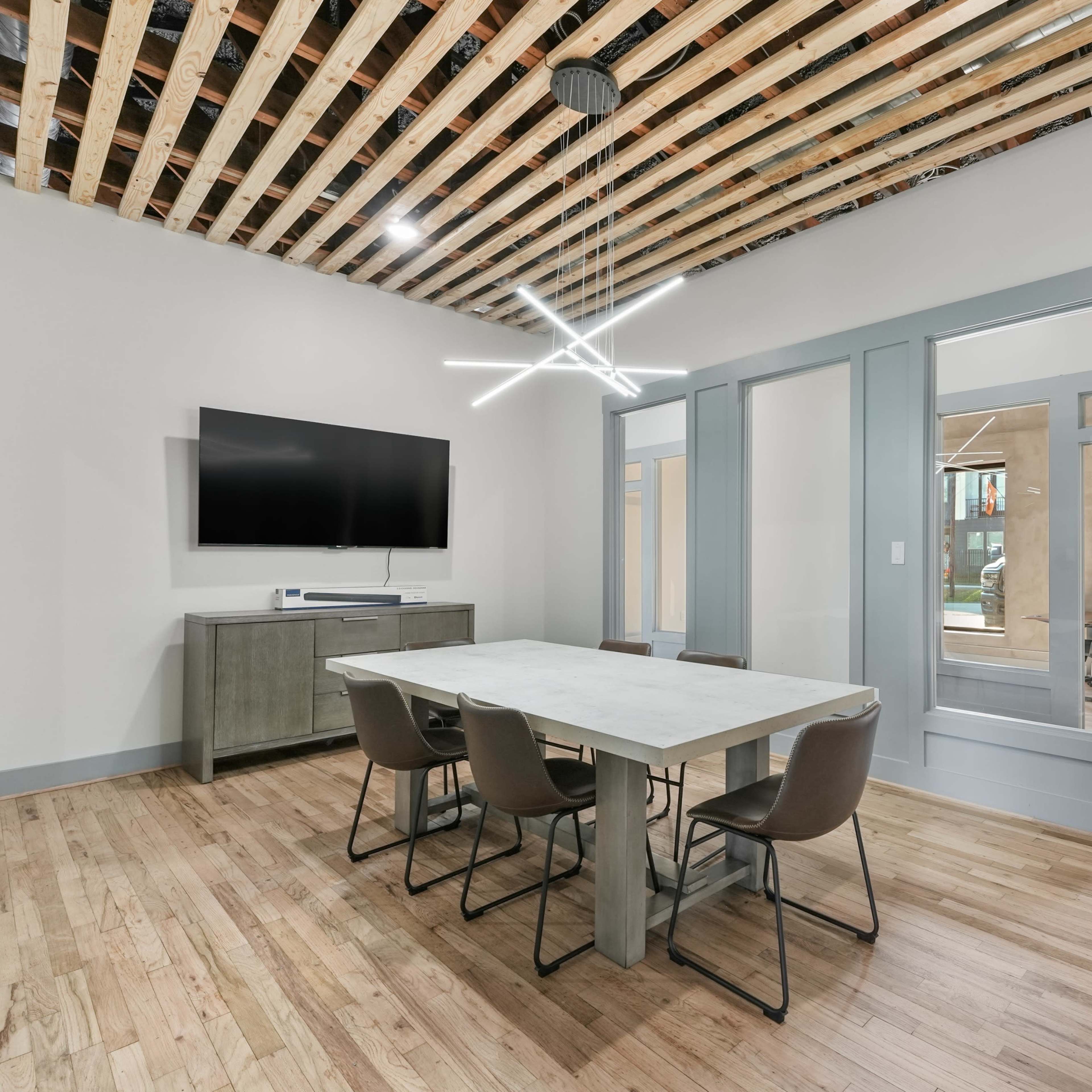 Modern Urban Conference Room Image in Independence Heights, Houston, TX