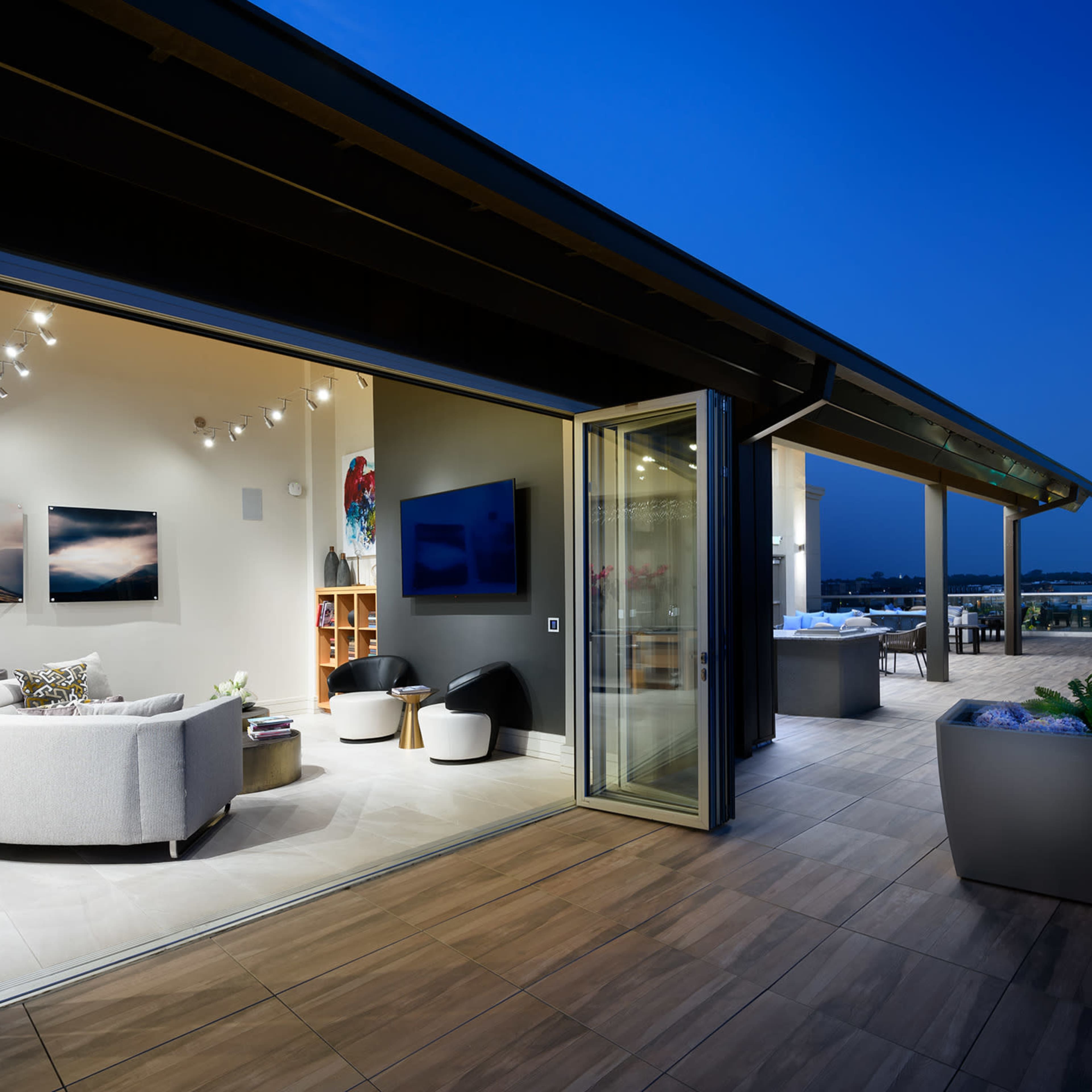 Rooftop Lounge with Mountain Views Image in Lowry, Denver, CO