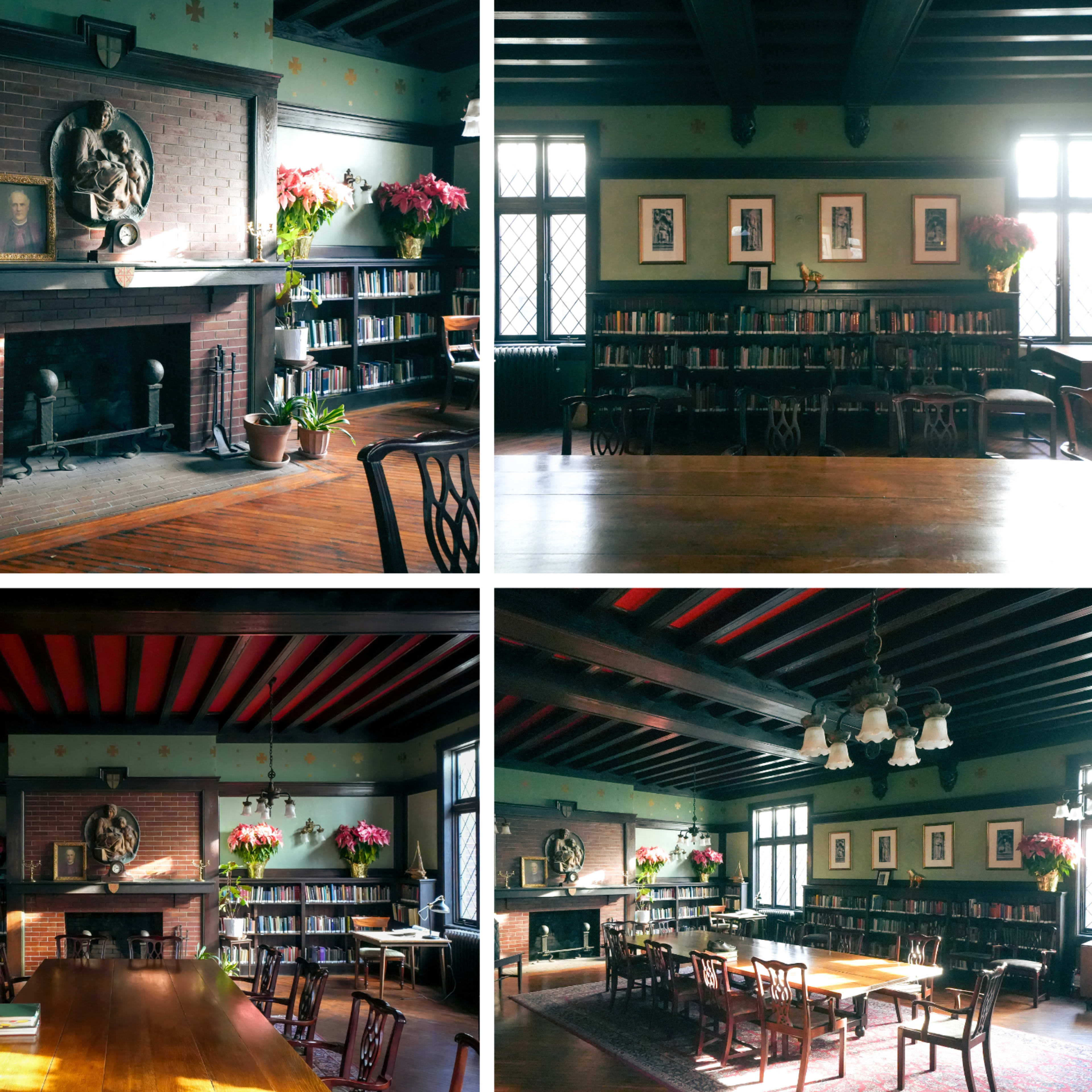 19th Century Space with Fireplace and Library Image in Carroll Gardens, Brooklyn, NY