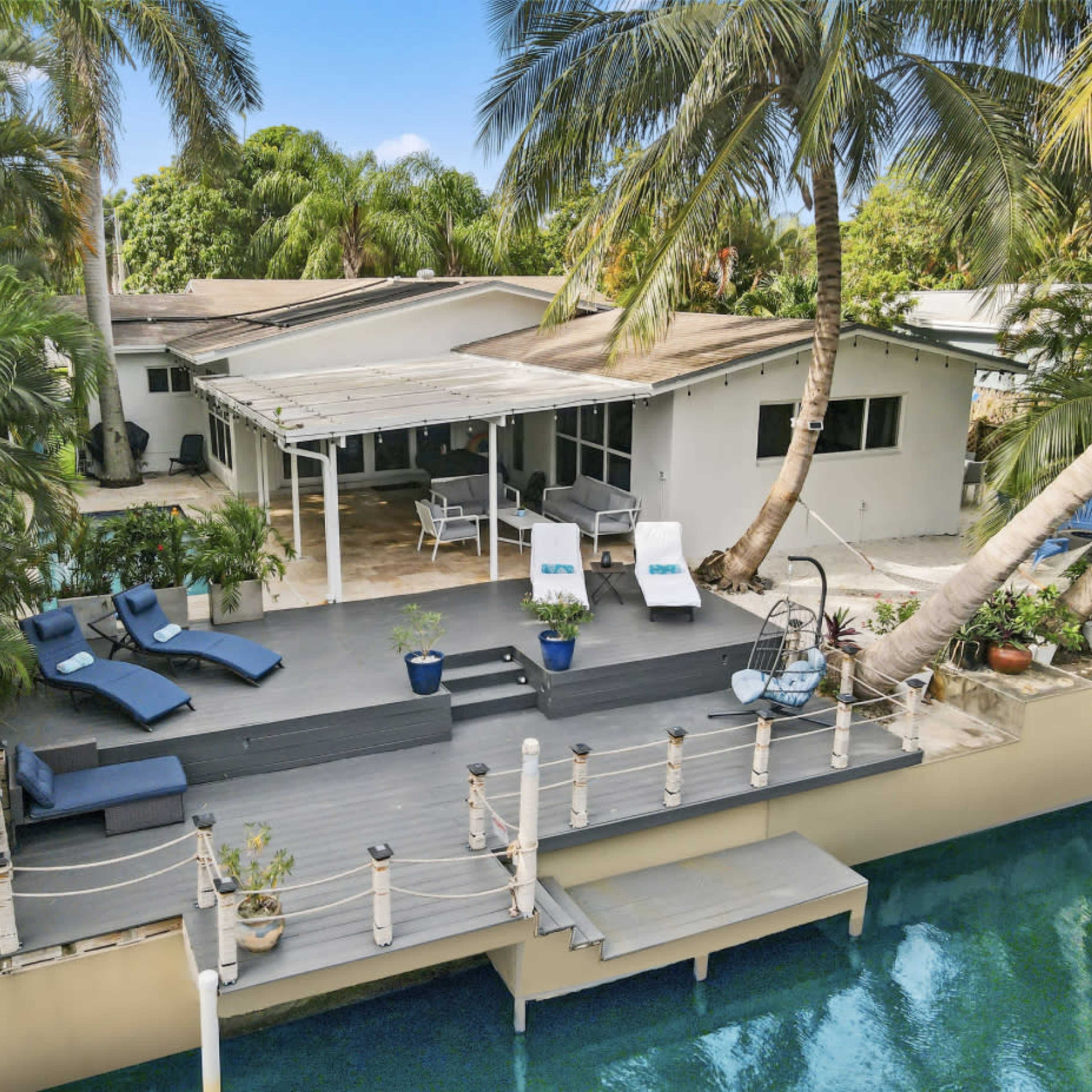 Waterfront Boho Luxury Beach House Image in North Central, Hollywood, FL