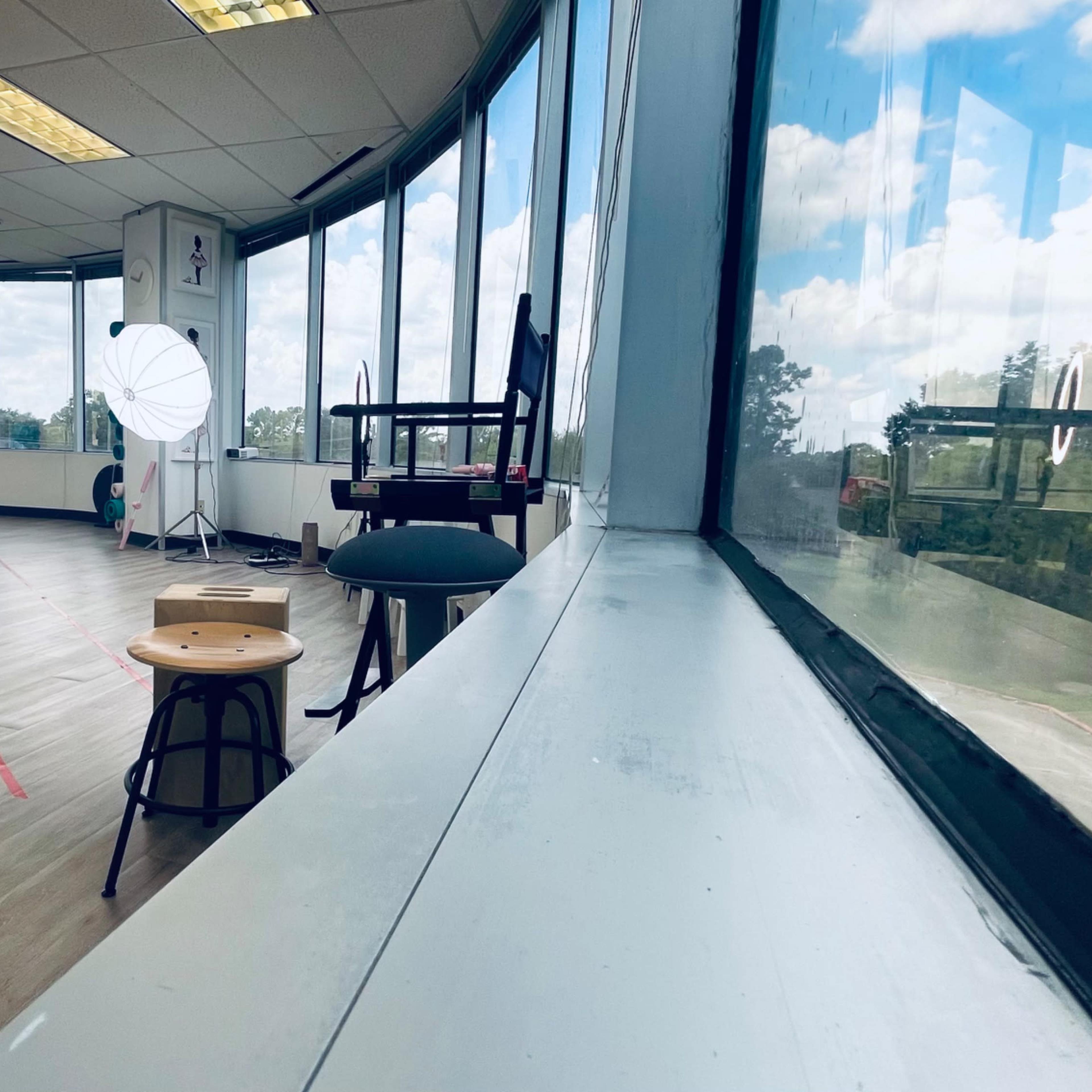 The Half Moon: Curved Studio with Oversized Windows" Image in Houston, Houston, TX