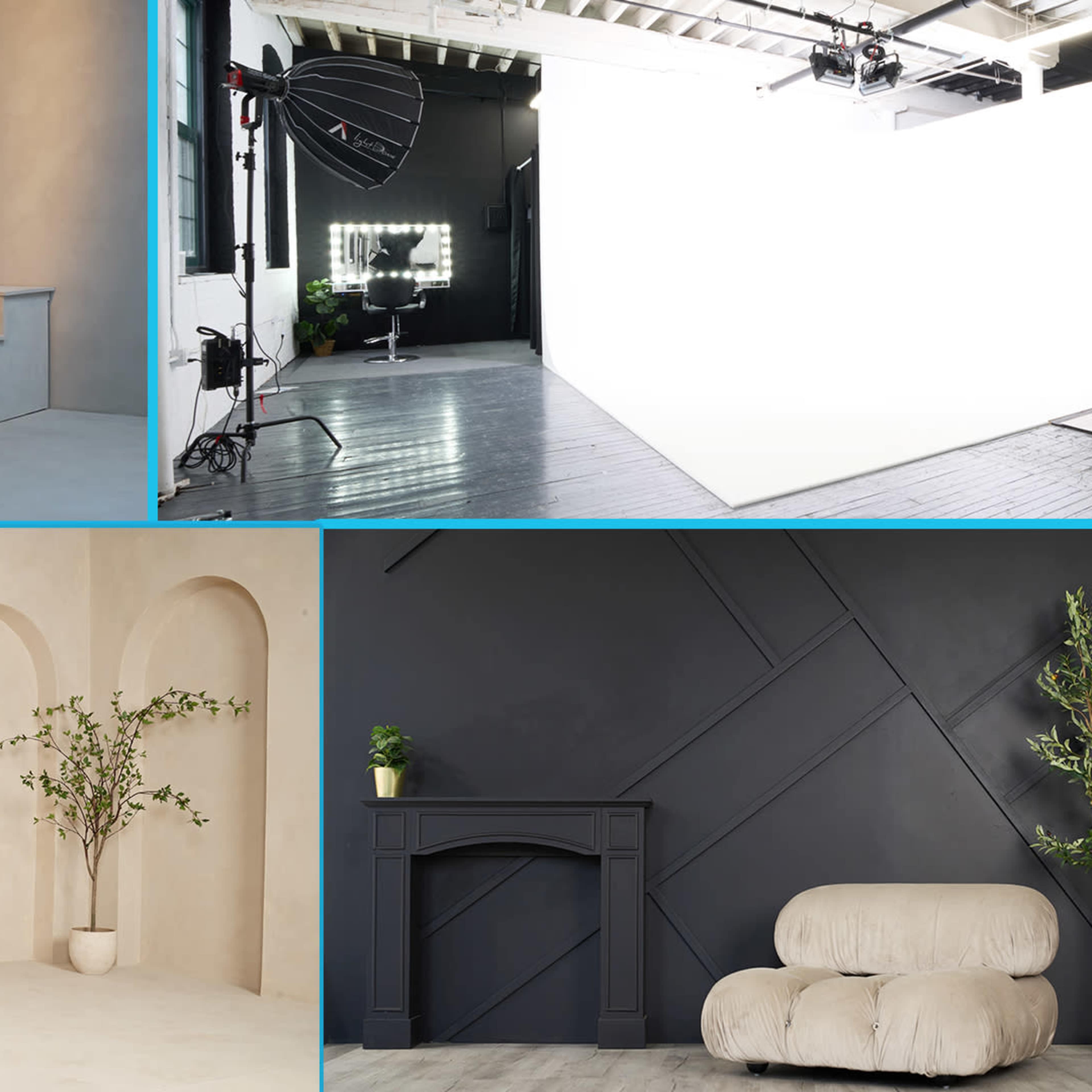 *EQUIPMENT INCLUDED* Natural Light Photo & Video Studio w/ Pre Lit CYC Wall & Multi Sets in Westchester (Production) Image in Getty Square, Yonkers, NY