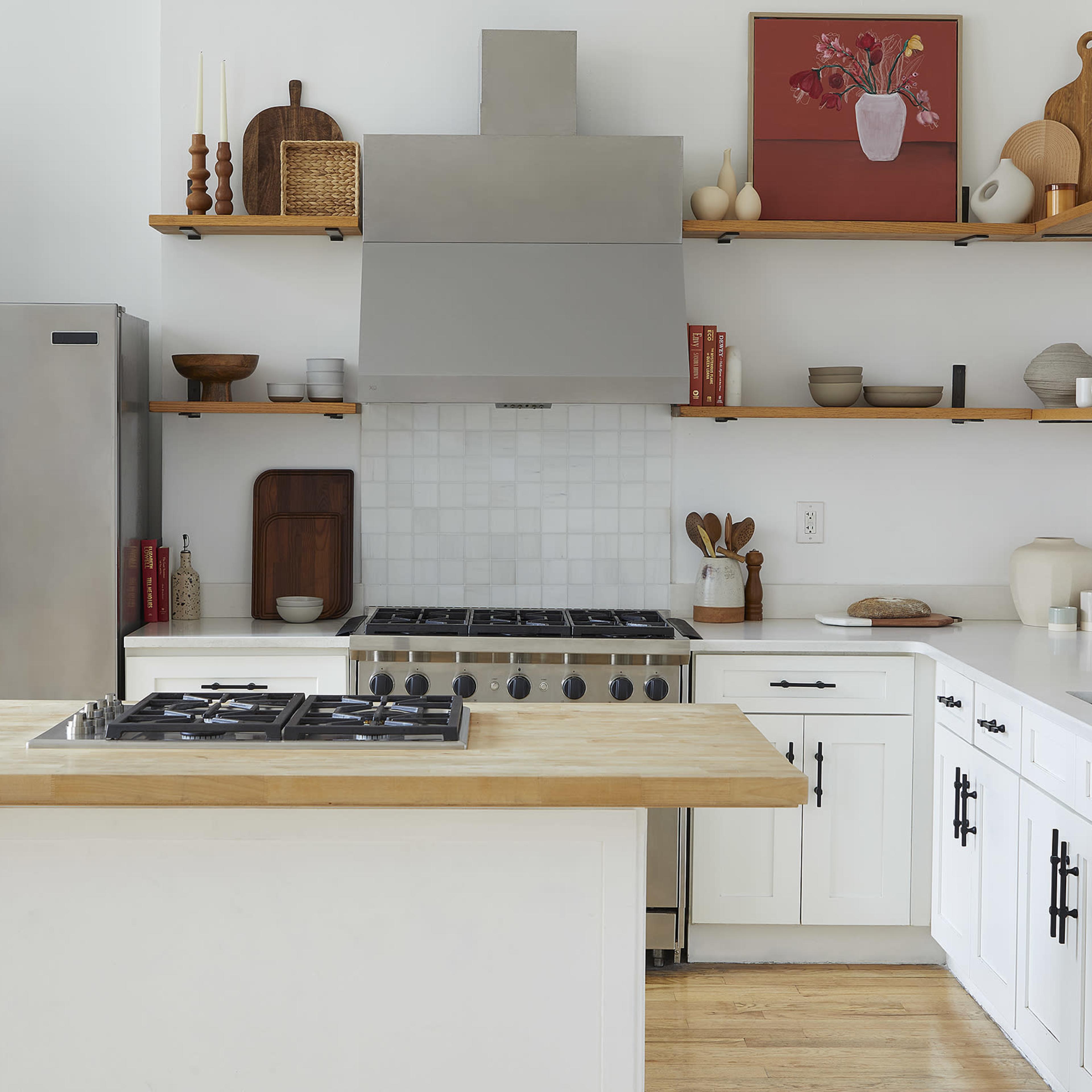 Elegant Naturally Lit NoMad Kitchen Image in Midtown Manhattan, New York, NY
