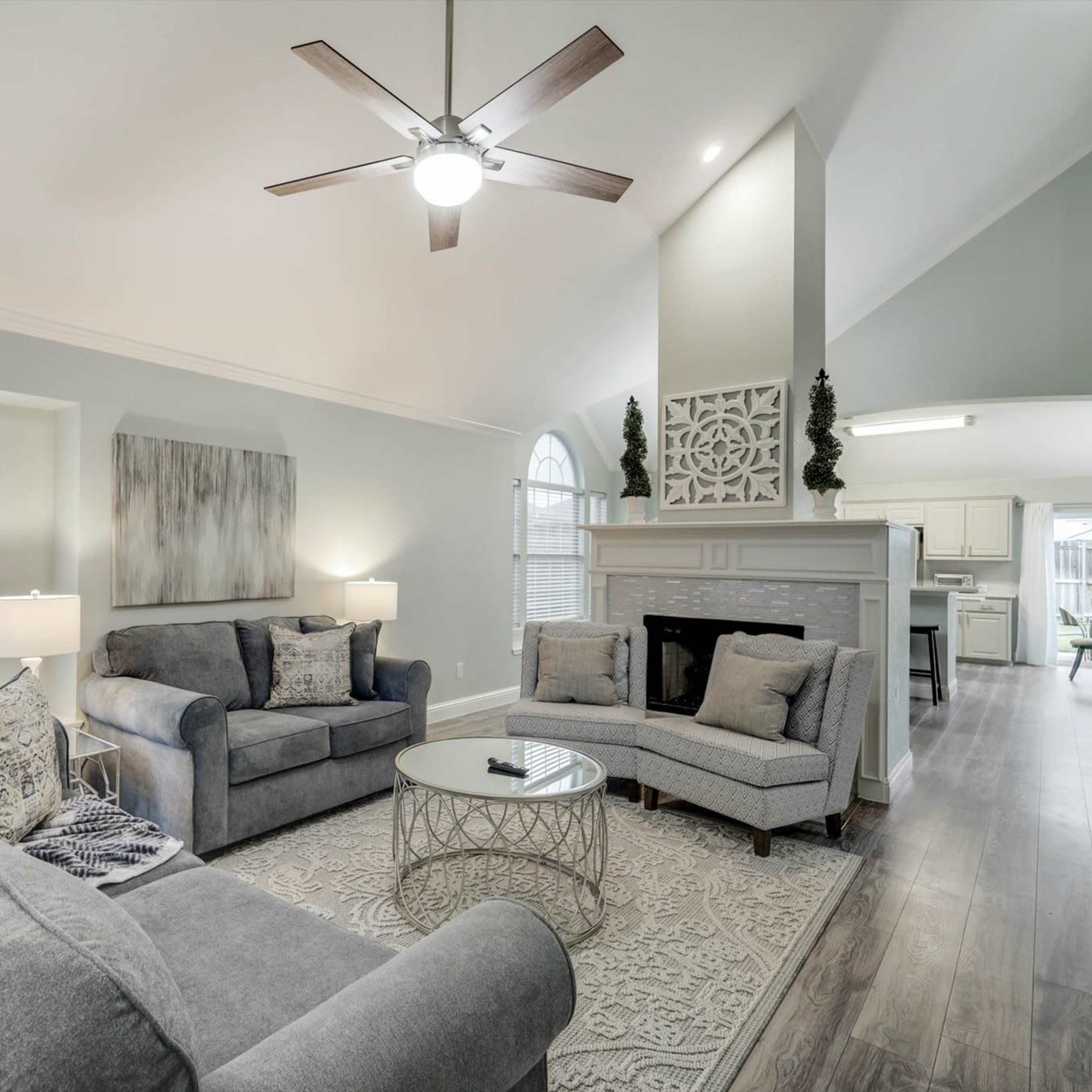 Modern Suburban home with private backyard Image in Lewisville, Lewisville, TX